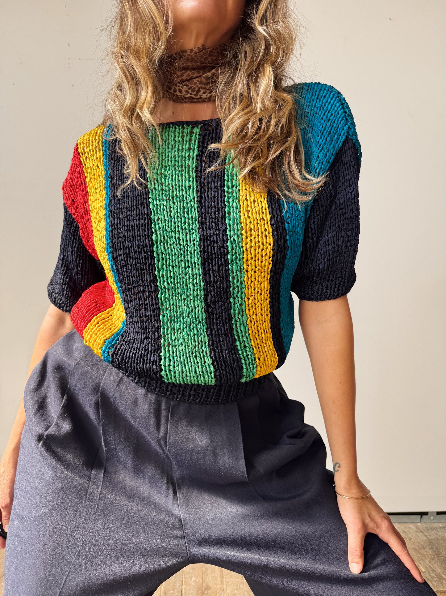 Macrame 90s Knit Summer Knit (M)