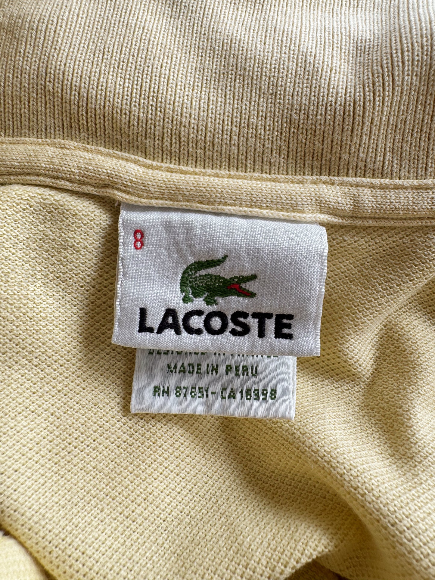 Butter Oversize 00s Lacoste Polo (XL)