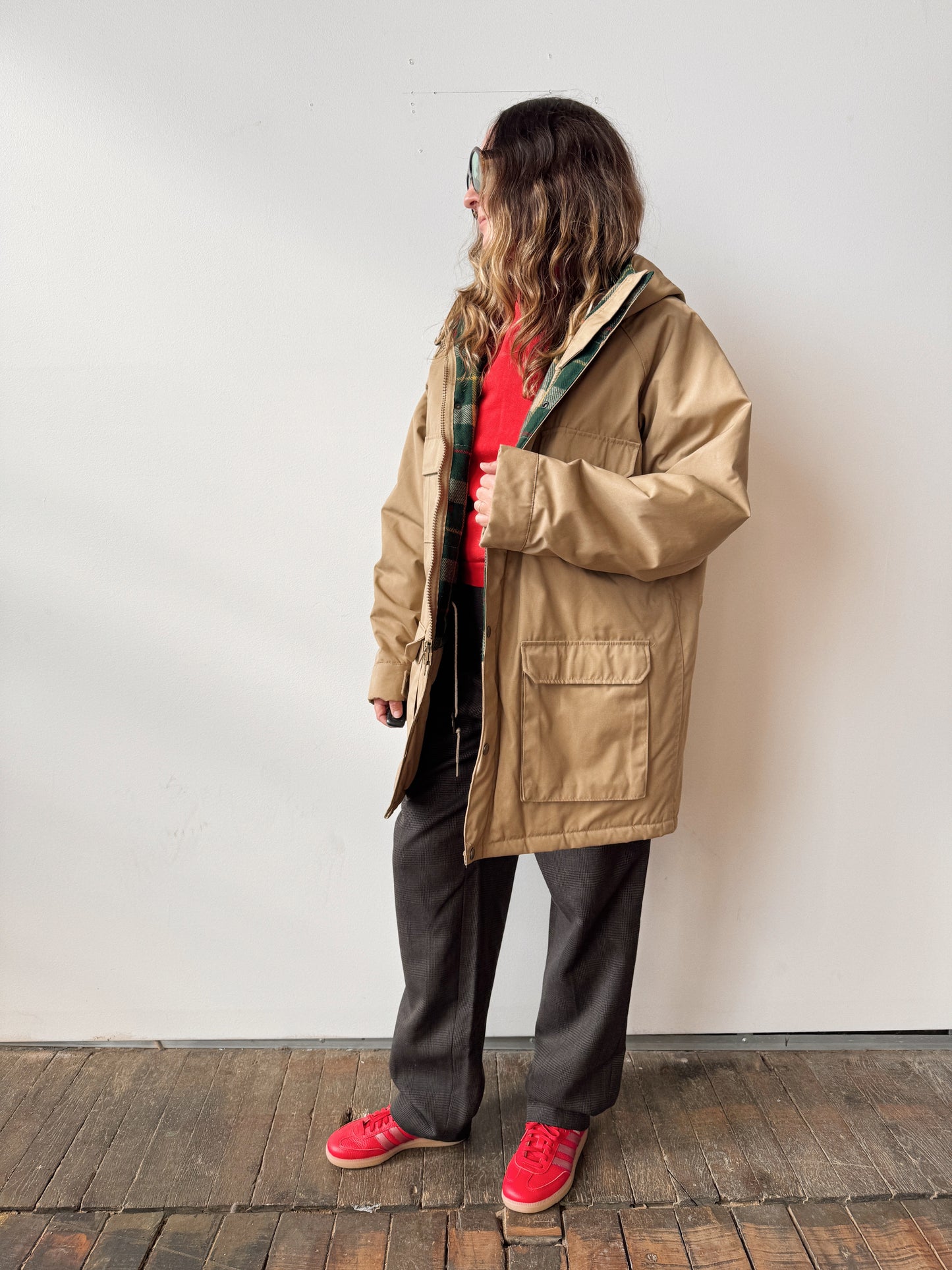 80s Fieldmaster Wool-Linned Coat (Mens M)