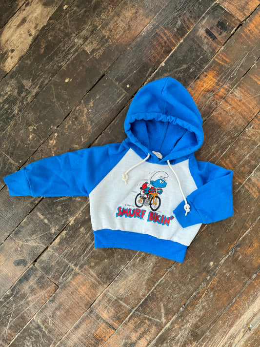 '82 Smurf Bikin' Hoodie (18mos)