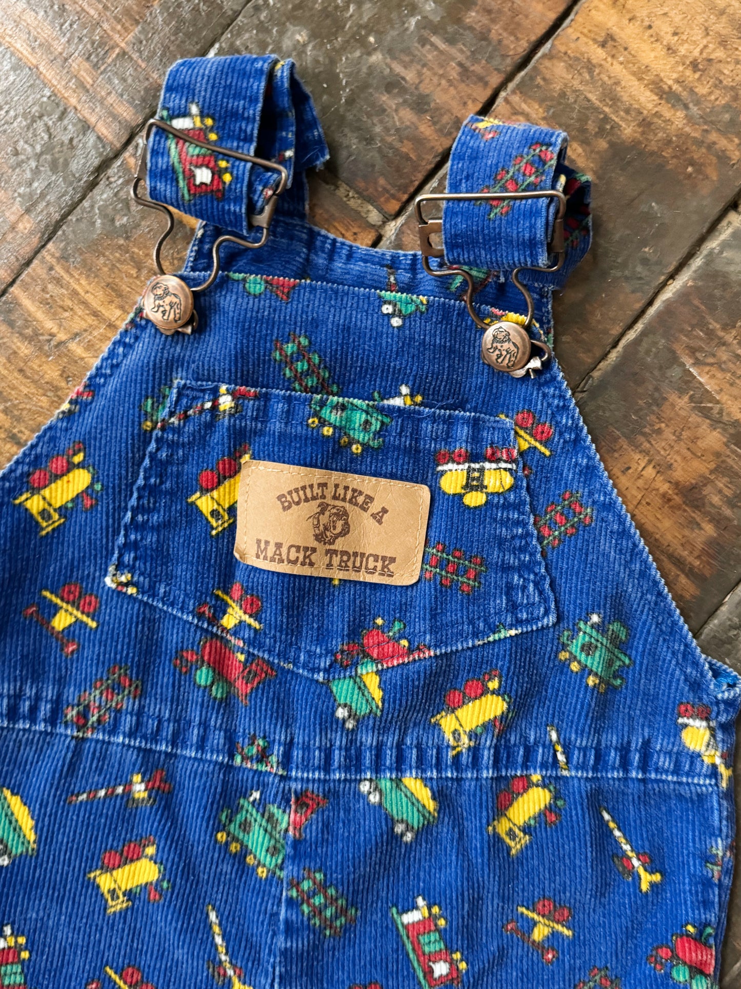 Mack Truck Corduroy Train Overalls (24mths)