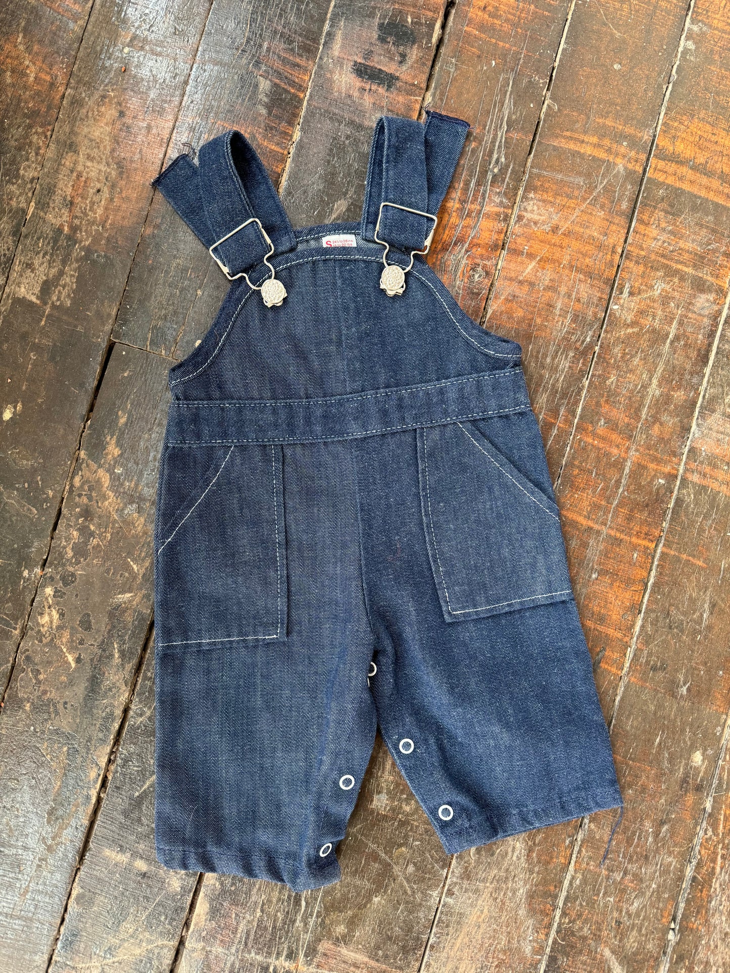 Sears 70s Raw Denim Overalls (6mos)