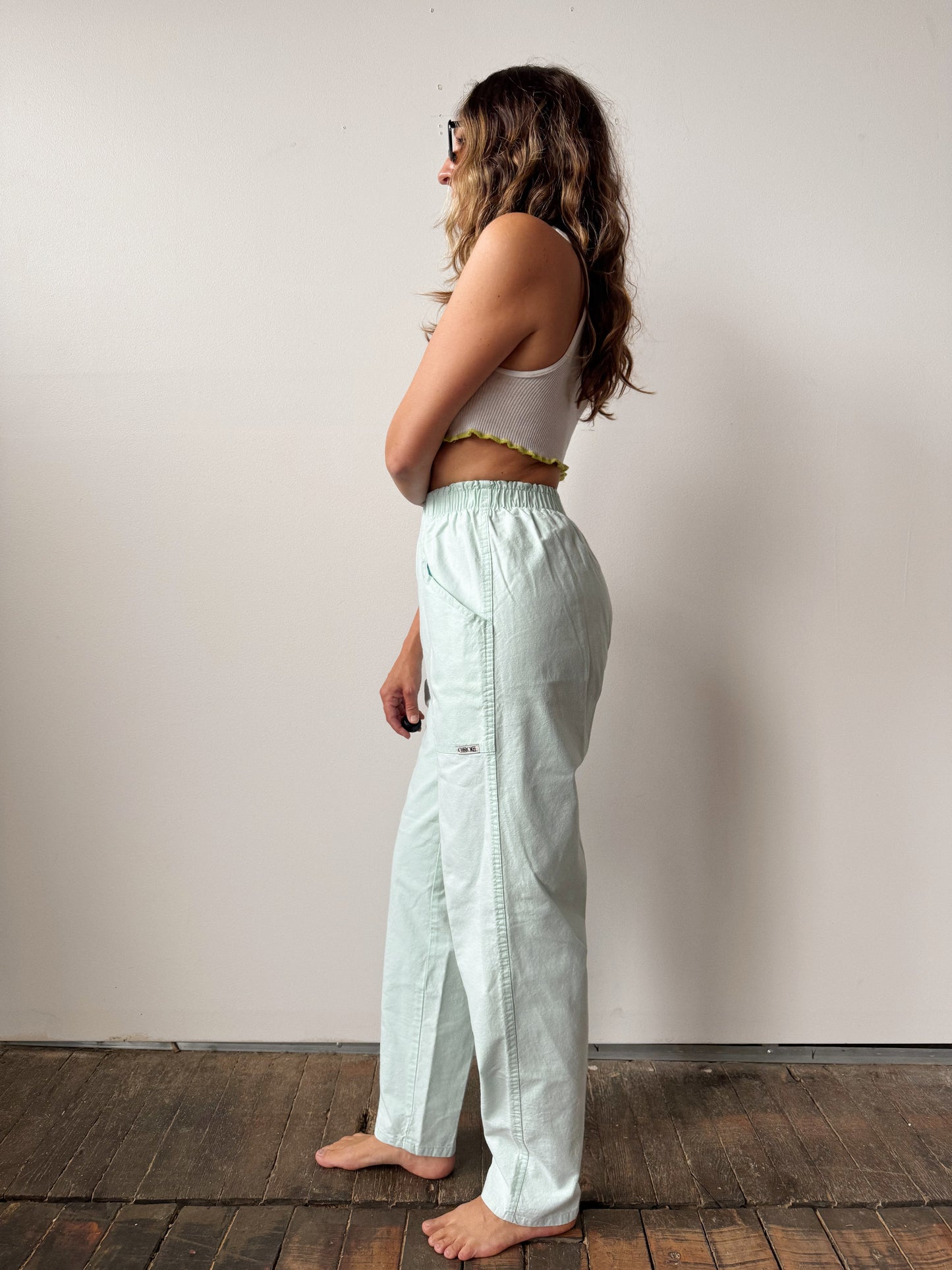 Swimming Blue 90s Cotton Pant