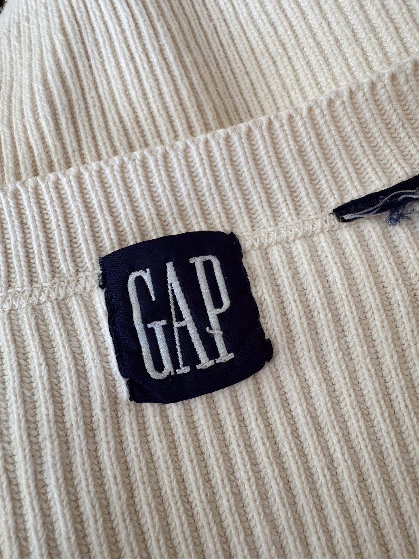Gap Ribbed Cotton Half-button Knit (M)