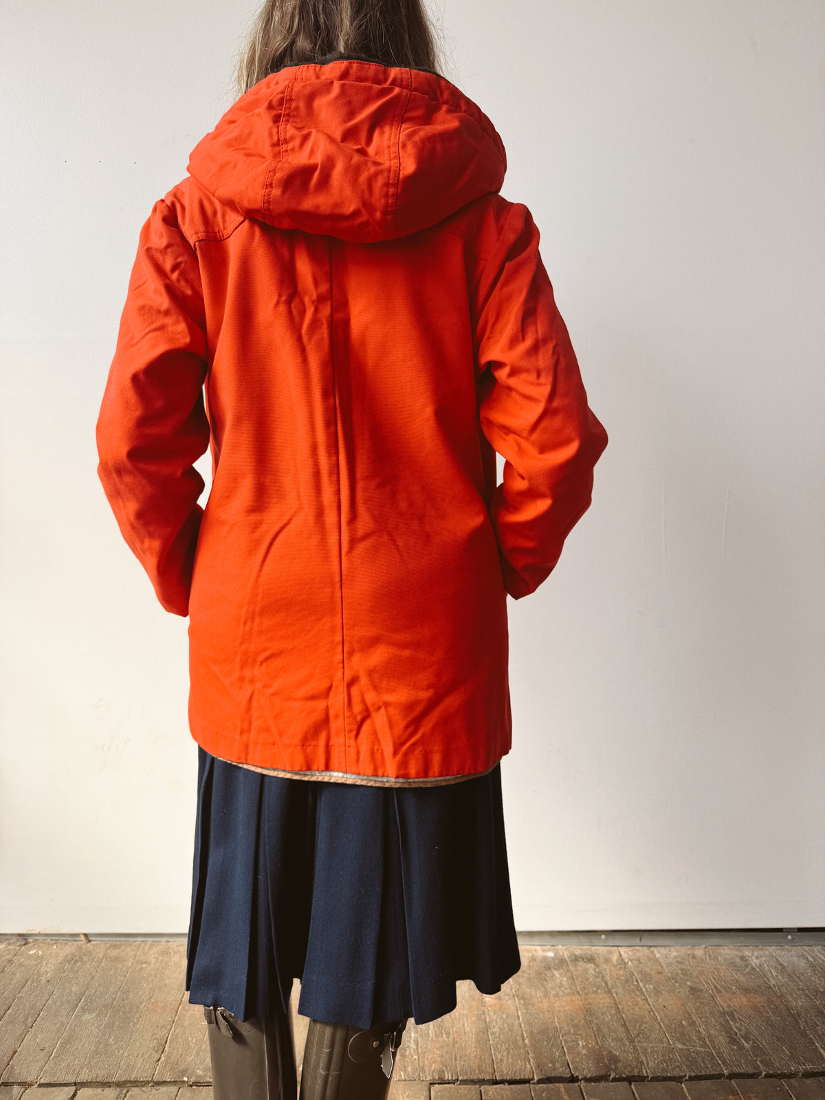 Japan 70s Canvas Jacket with Faux Fur Lining (M)