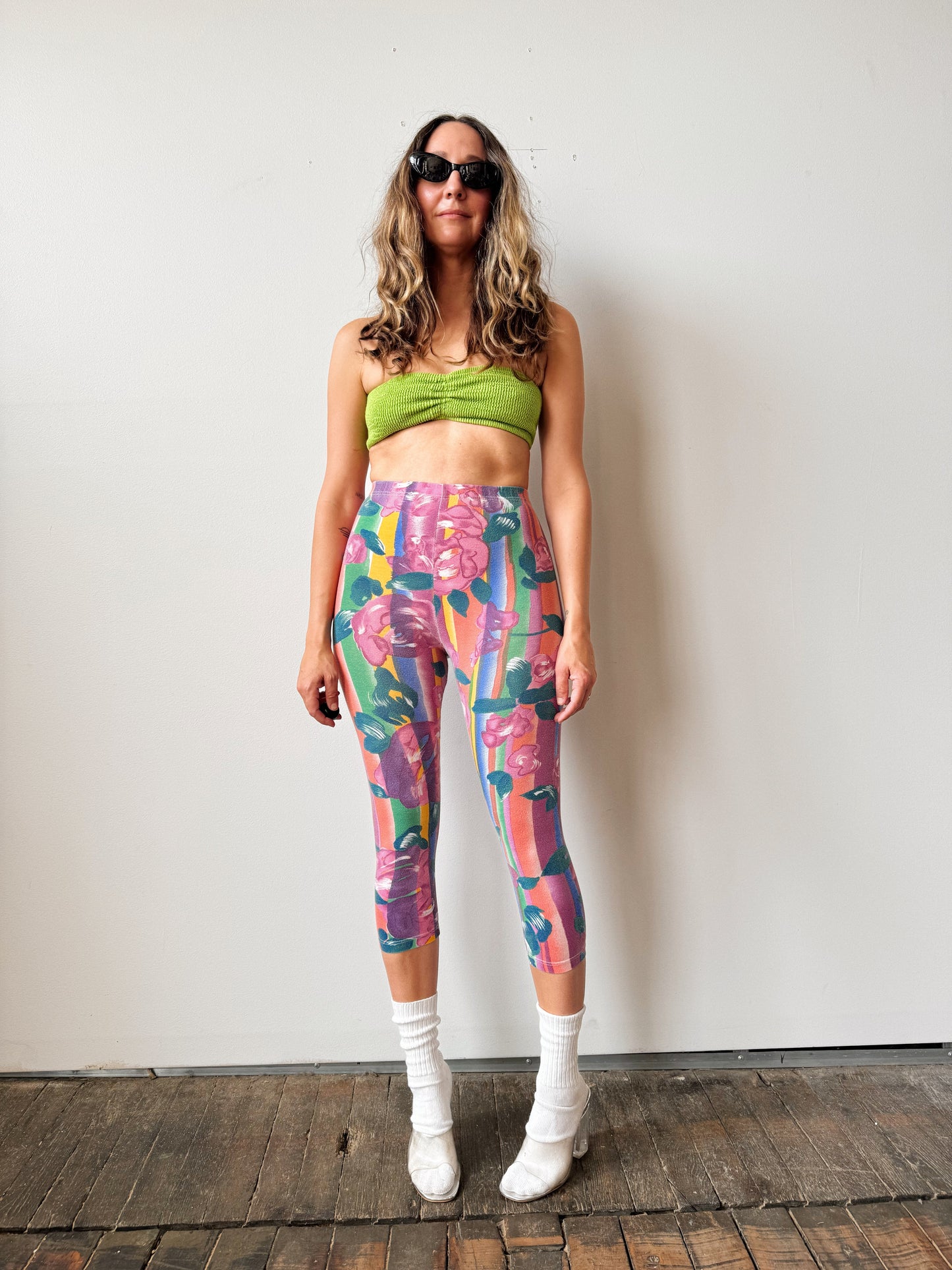 80s Marika Capri Leggings (M)