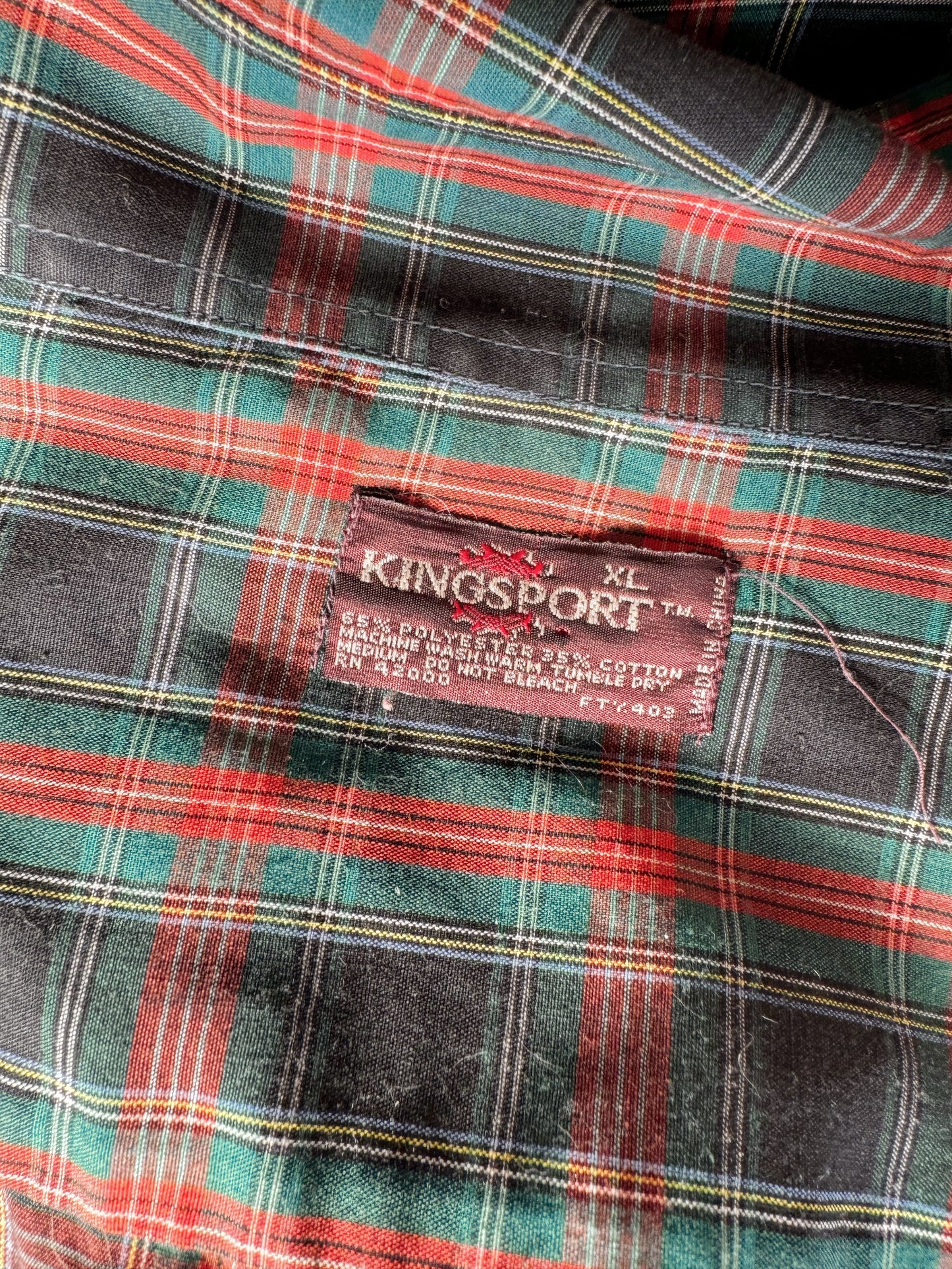 Plaid Kingsport Woven Shirt (Mens XL)