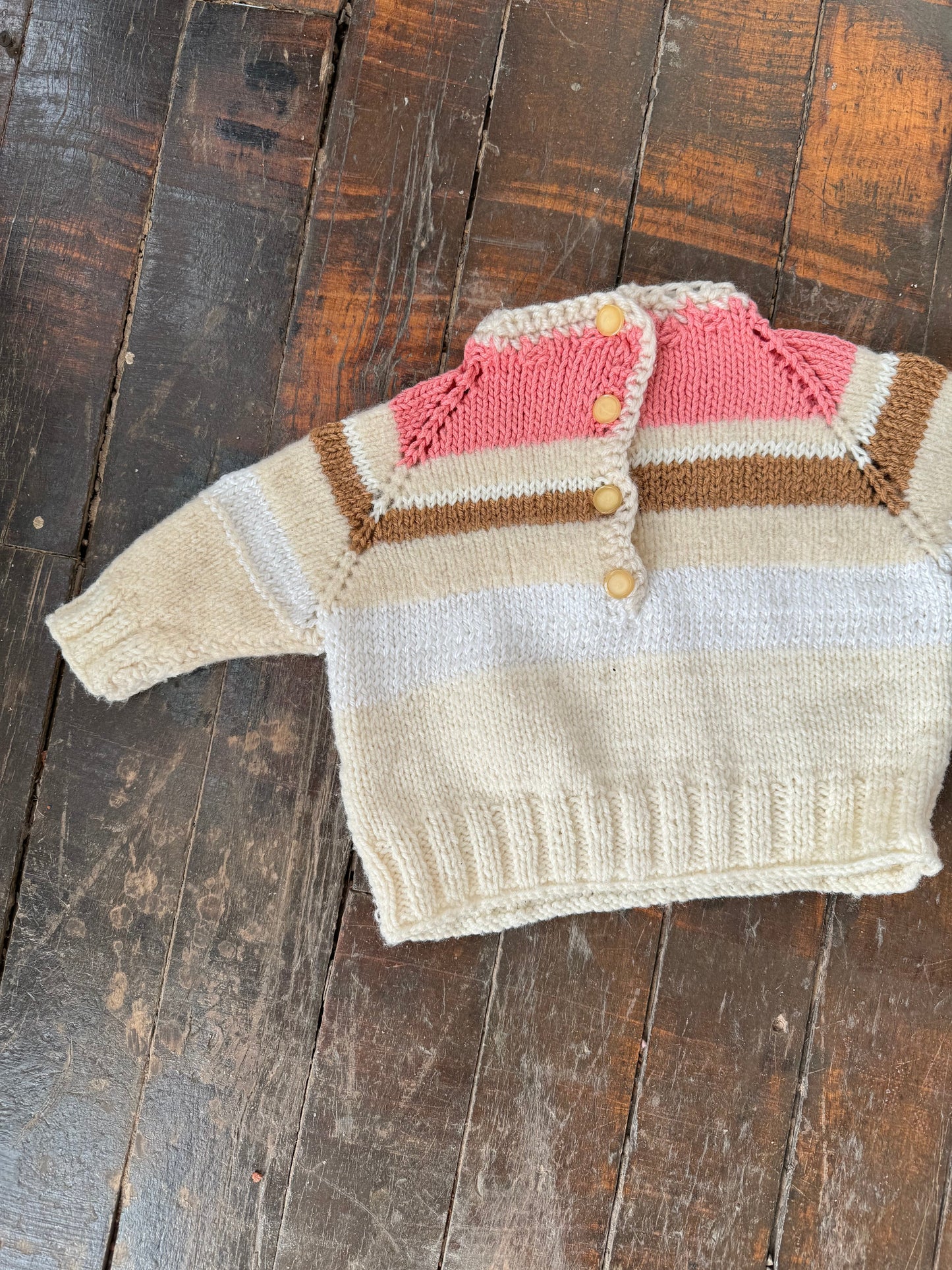 Hand-Knit Everyday Sweater (18mths)