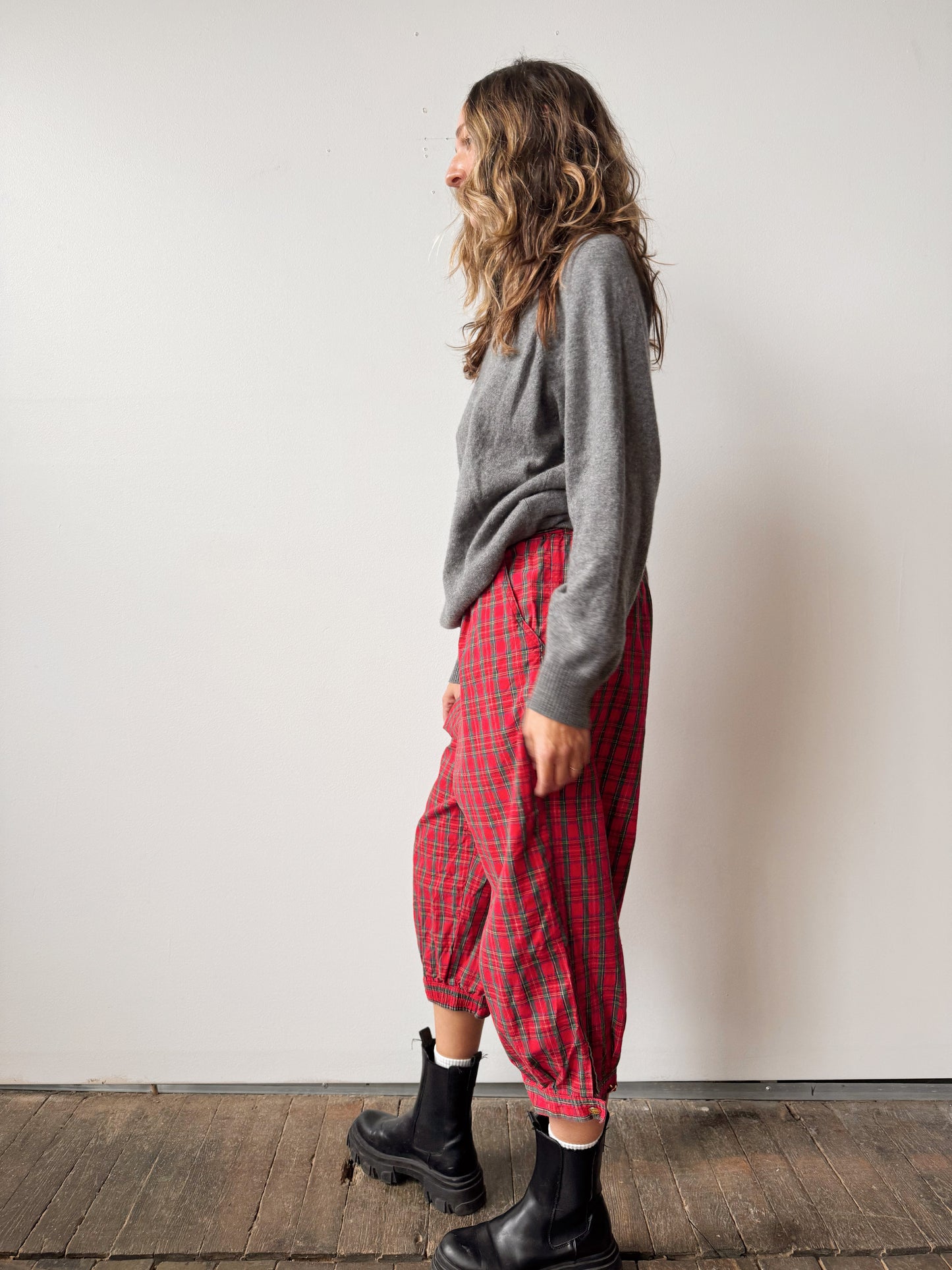 90s Plaid Trouser Pant (29")