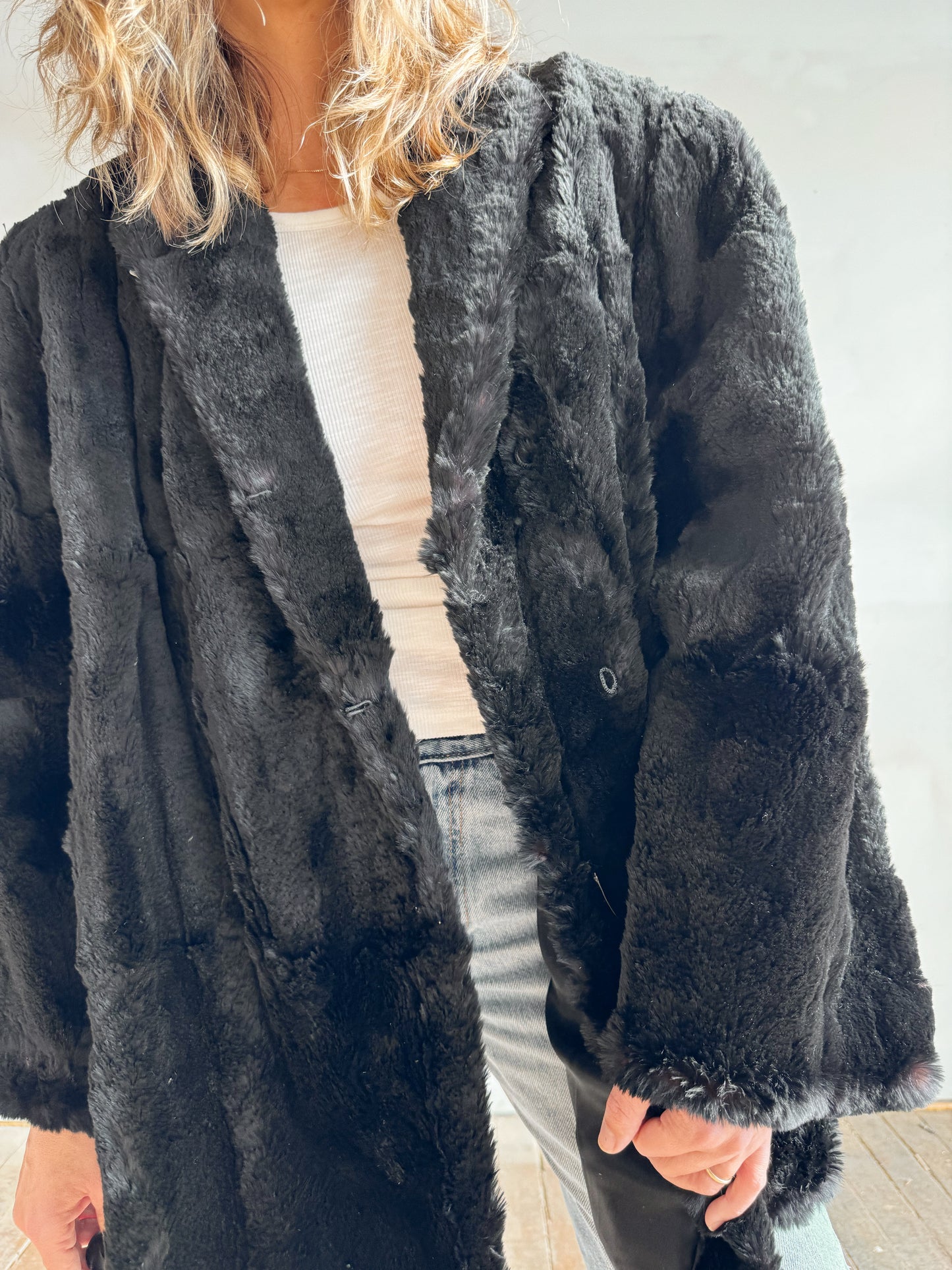 Oversize Fur Coat (L)