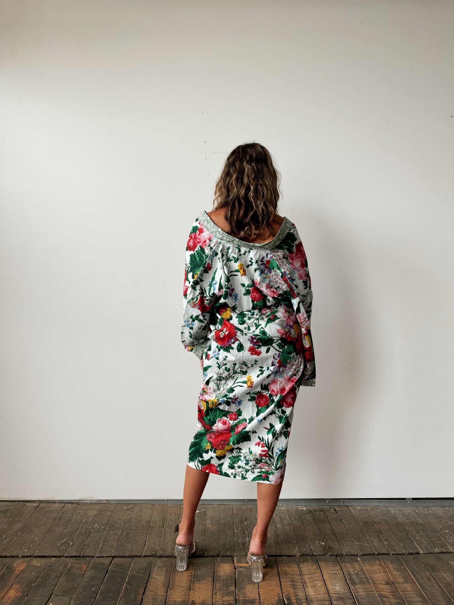 We Got You Floral Cotton Robe (S)