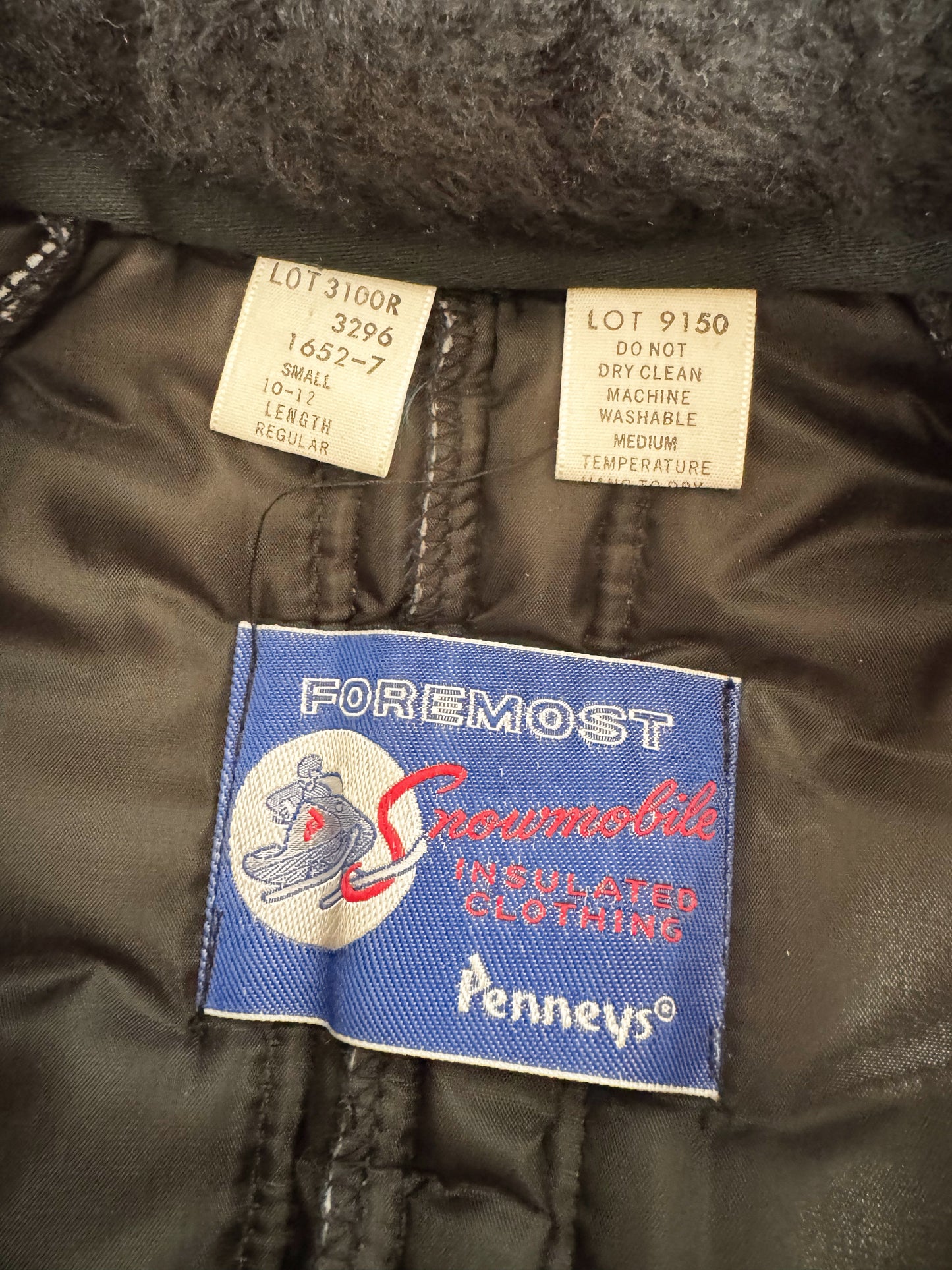 70s Nylon Snowmobile Snow Suit (M)