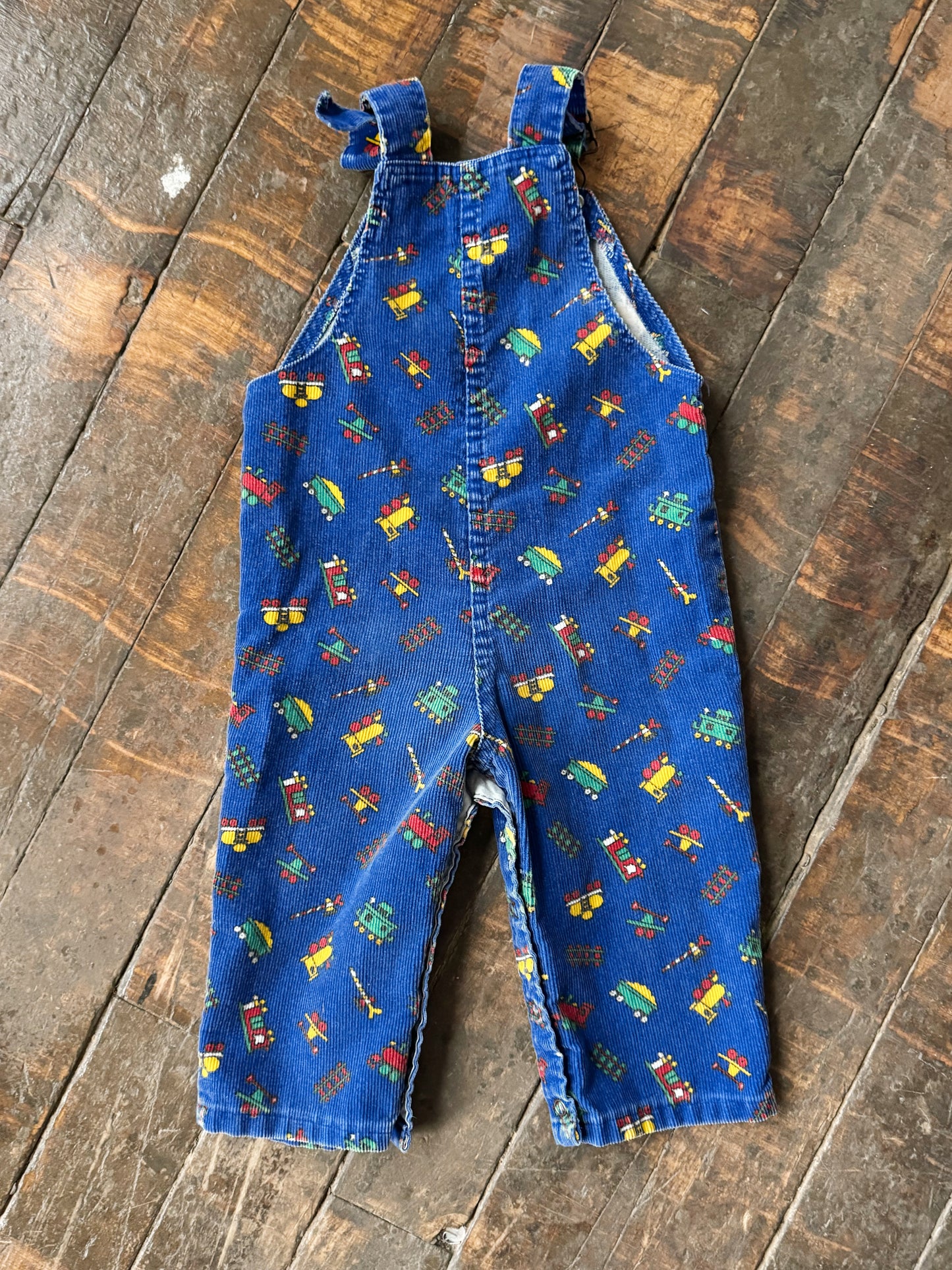 Mack Truck Corduroy Train Overalls (24mths)