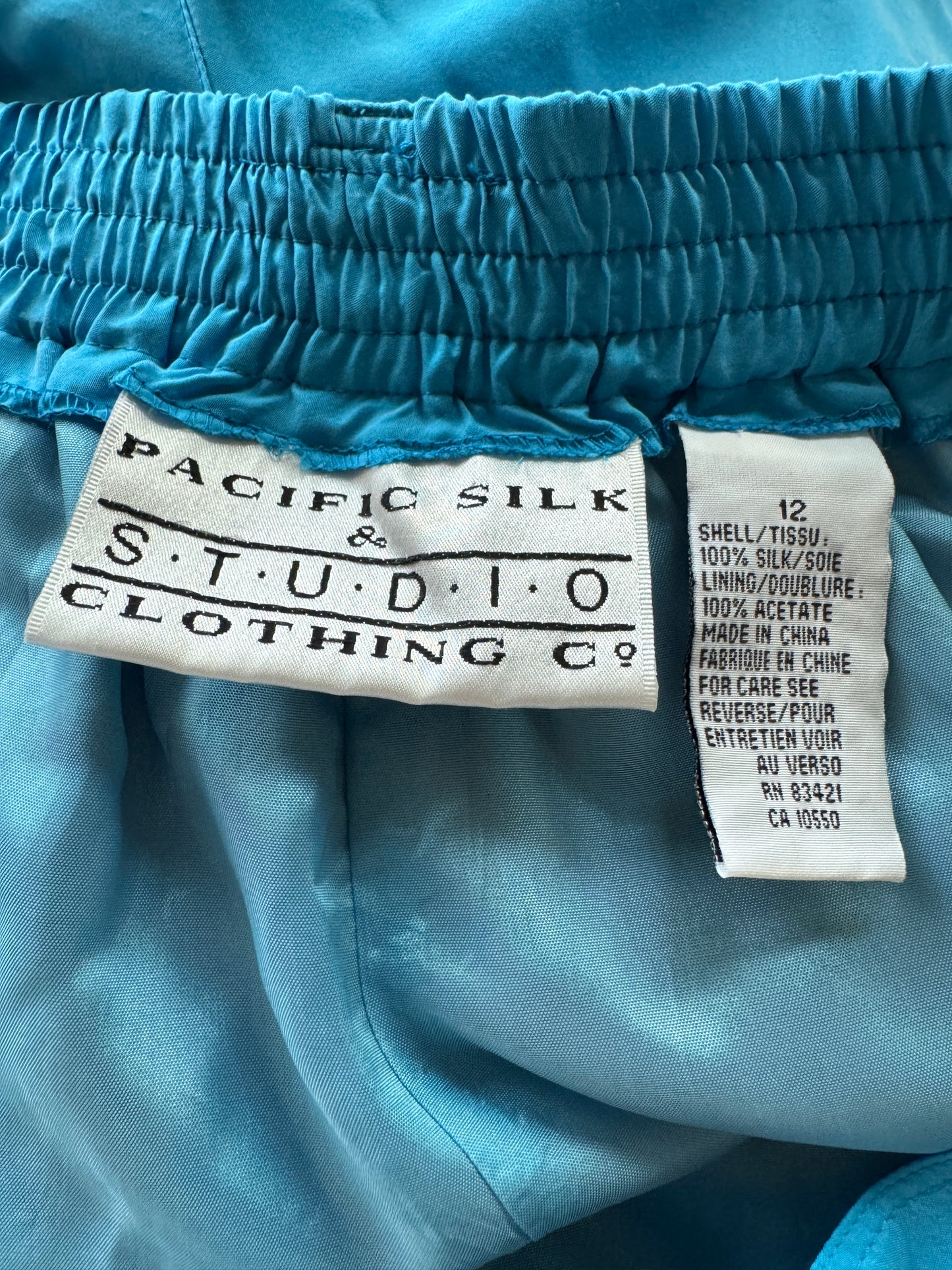Cerulean Silk 90s Trouser (28")
