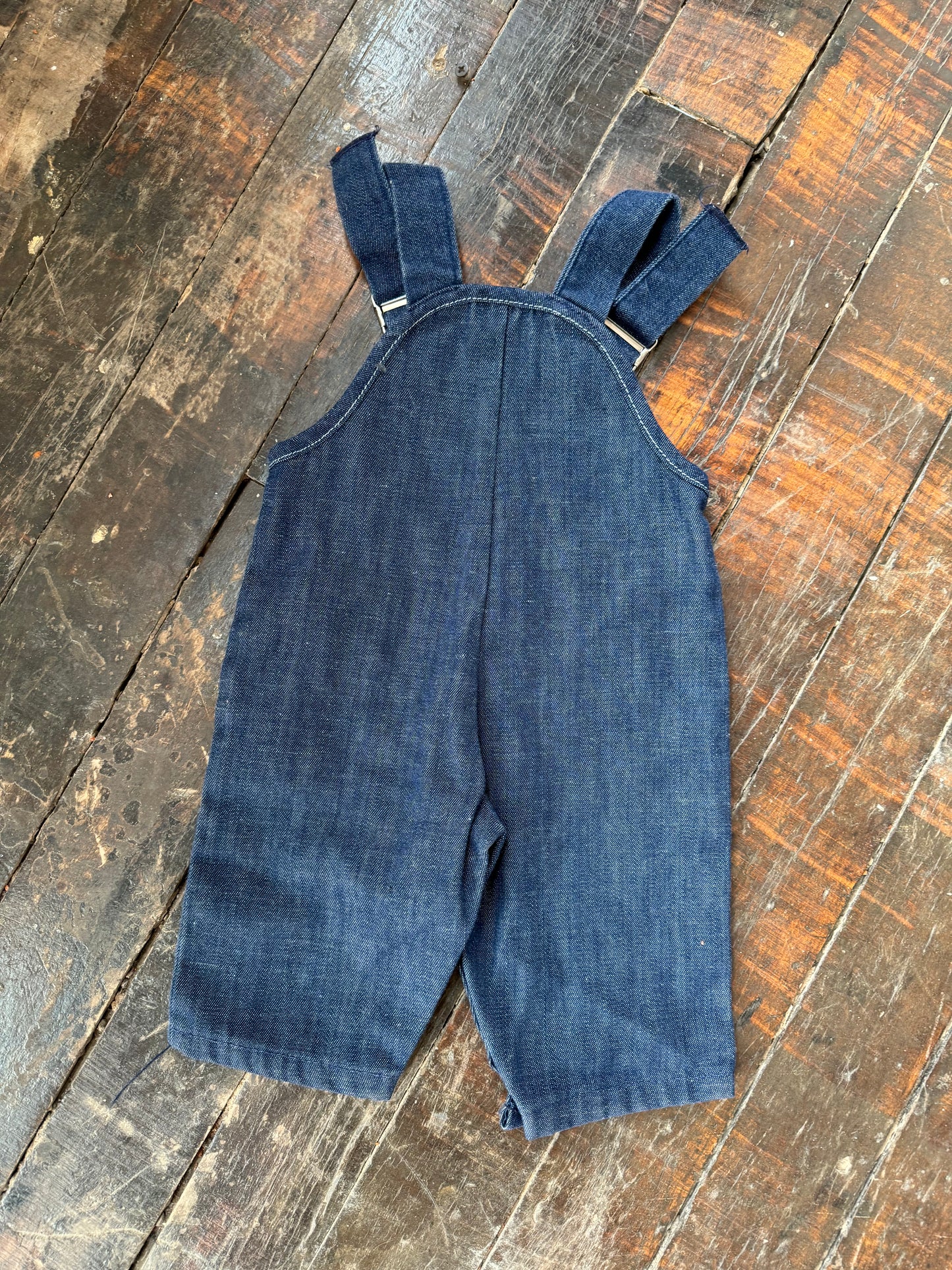 Sears 70s Raw Denim Overalls (6mos)