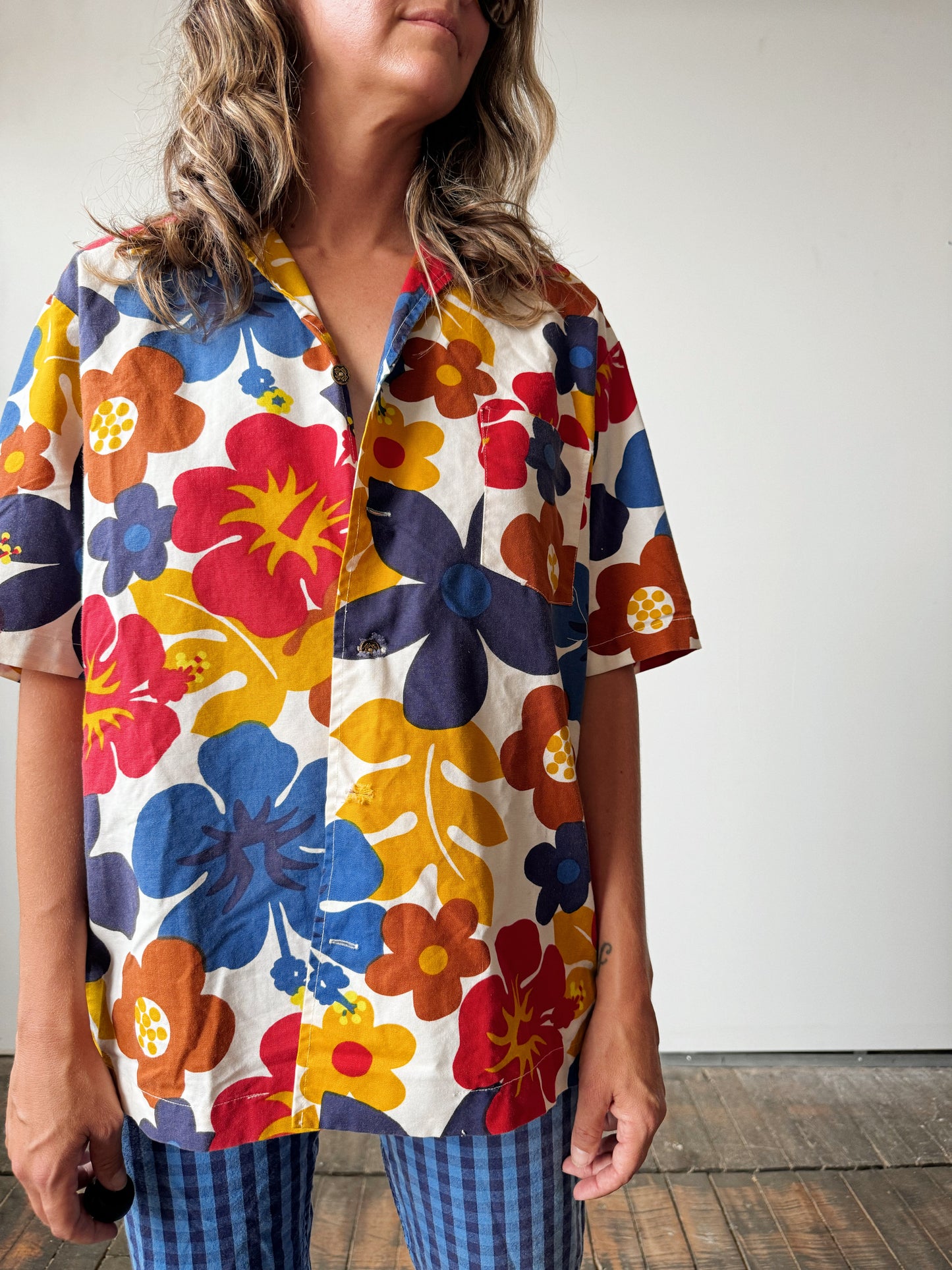 60s Kona Kai Hawaiian Shirt (L)