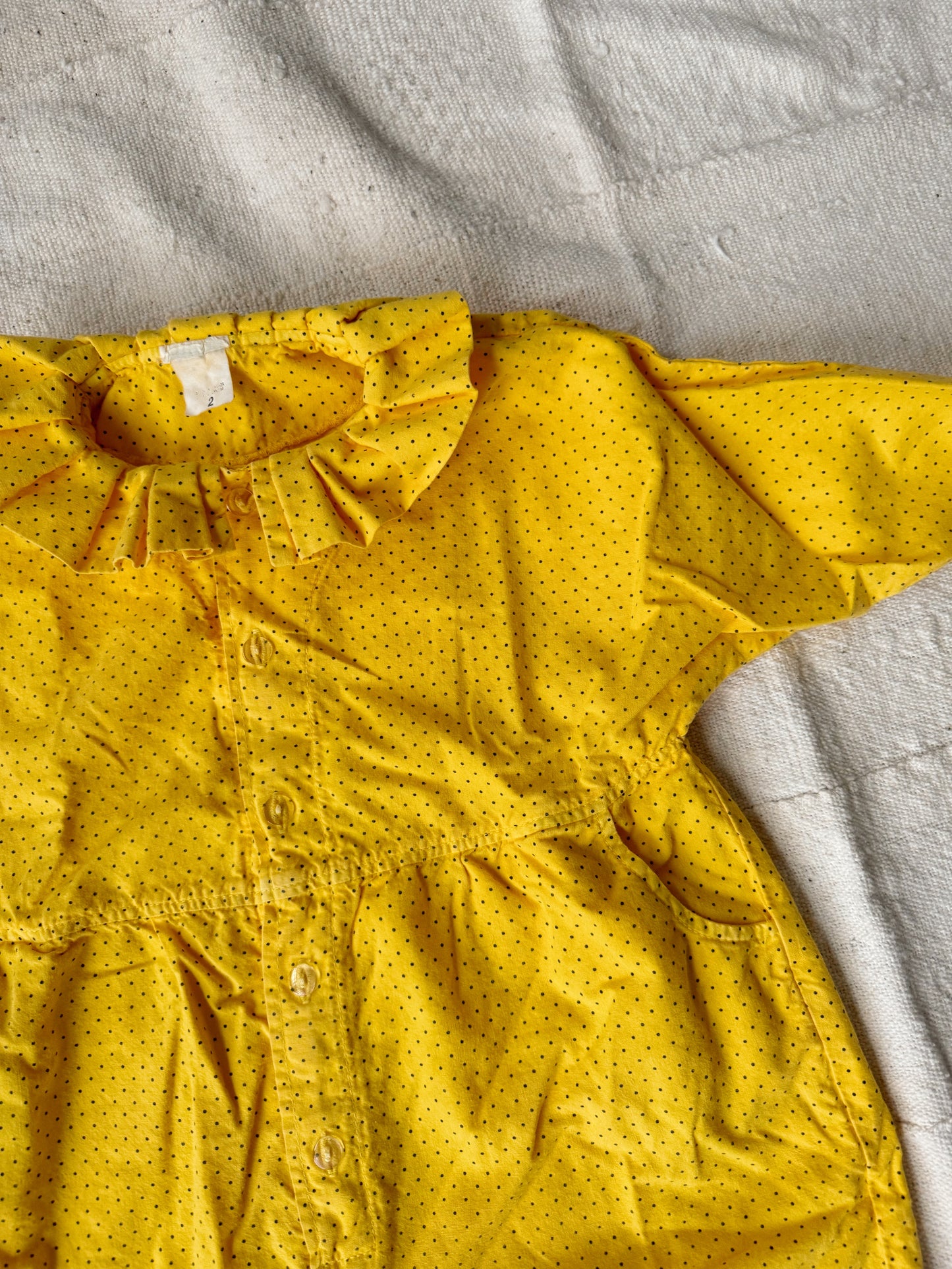 Yellow Ruffle Jumper (2T)