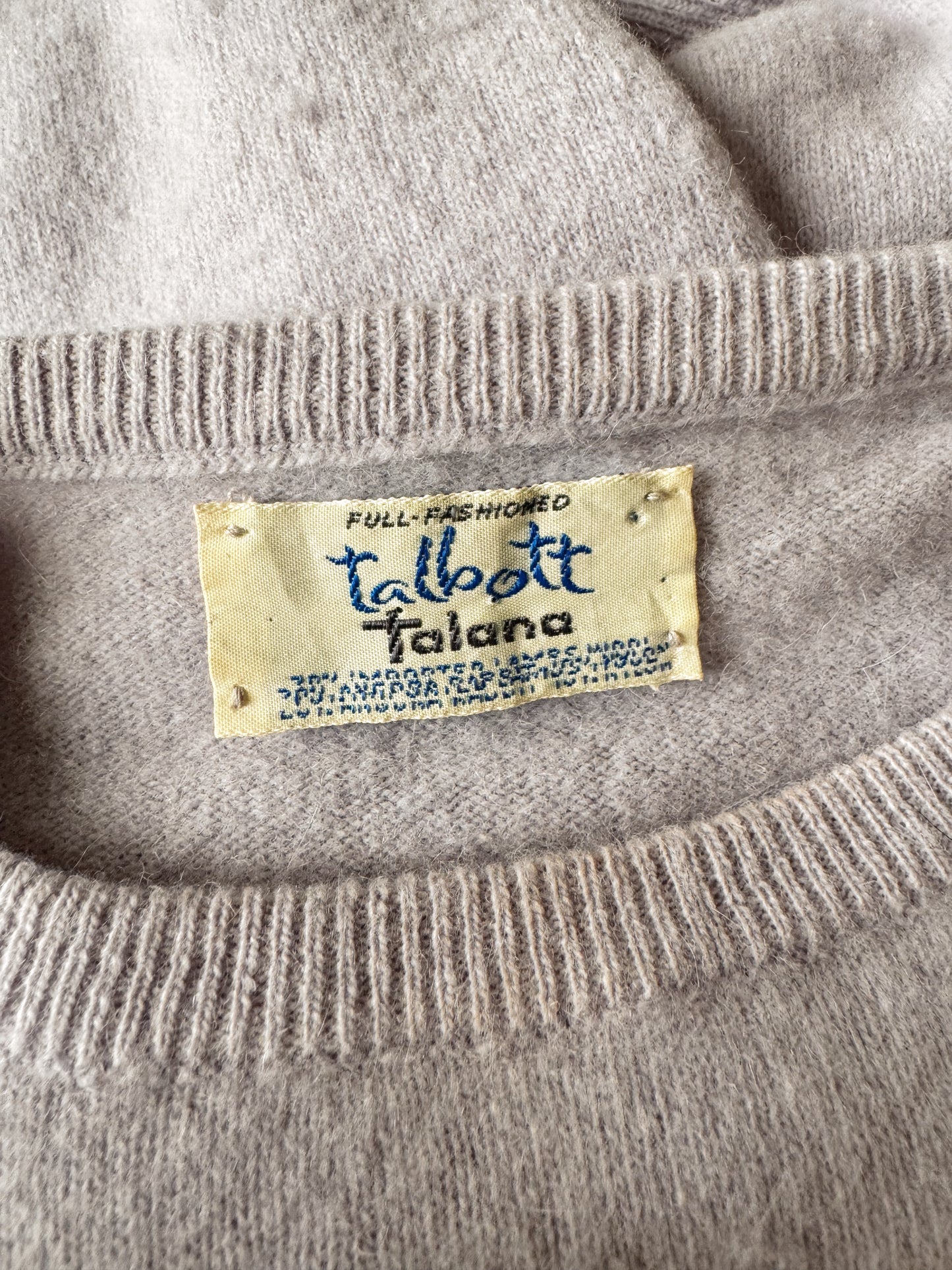 Lavender 60s Lambswool Sweater (S)