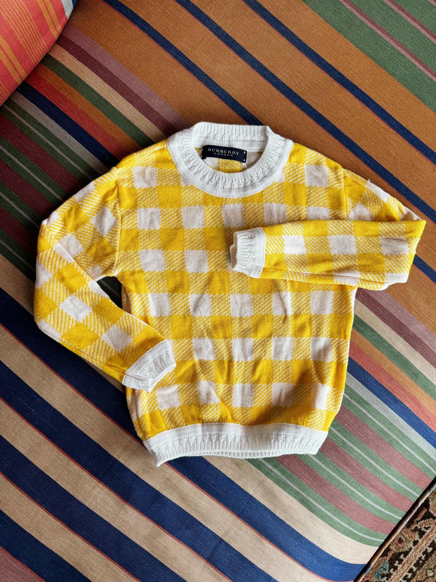 Yellow Buffalo Check Lightweight Sweater (12m)