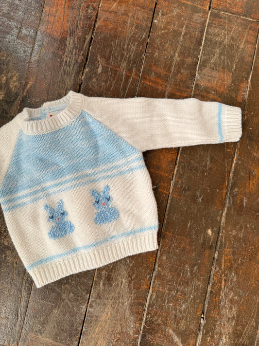 80s Sweet Cream Easter Sweater (3mths)