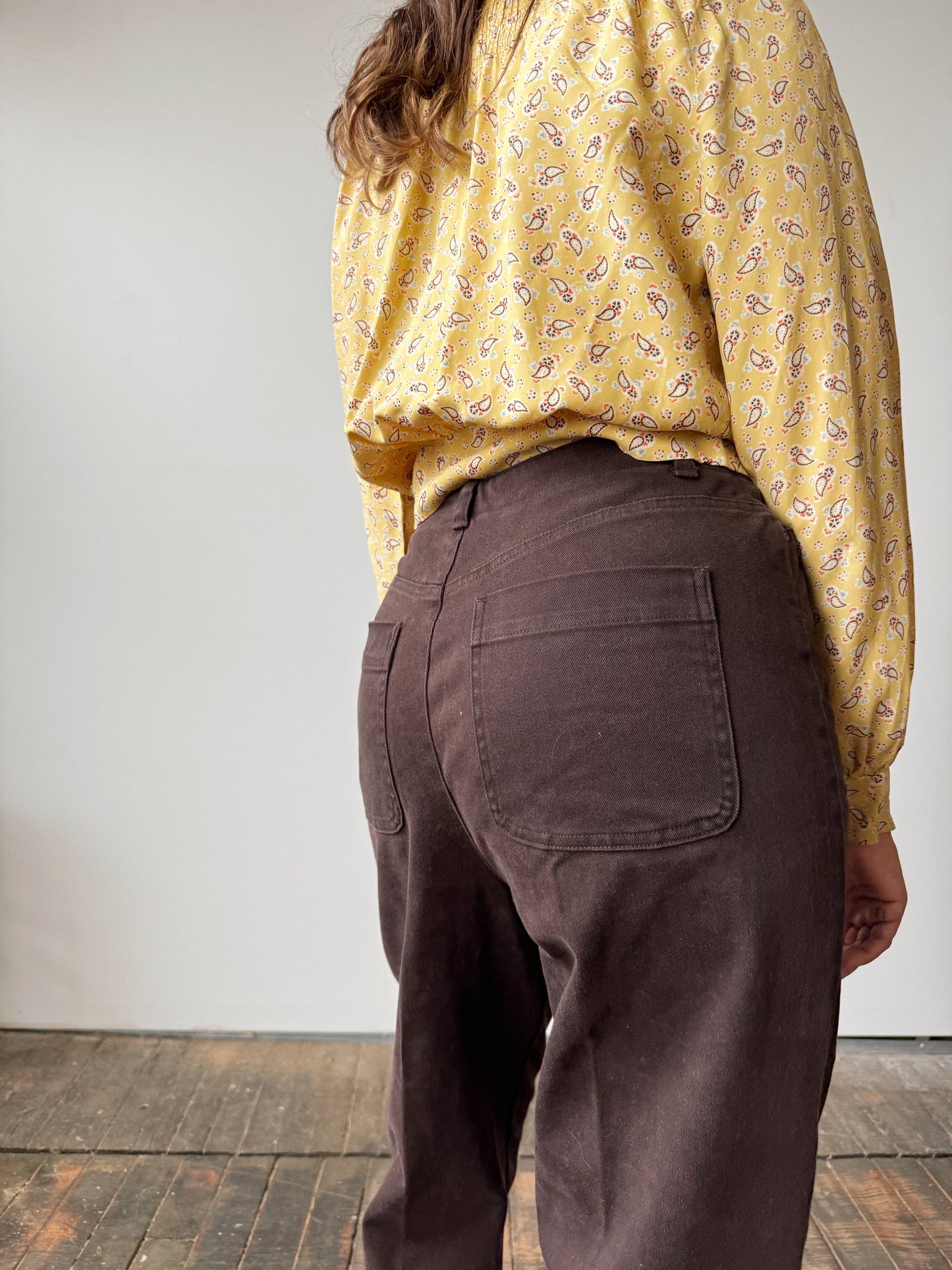 Carob Denim 90s Pants (28")