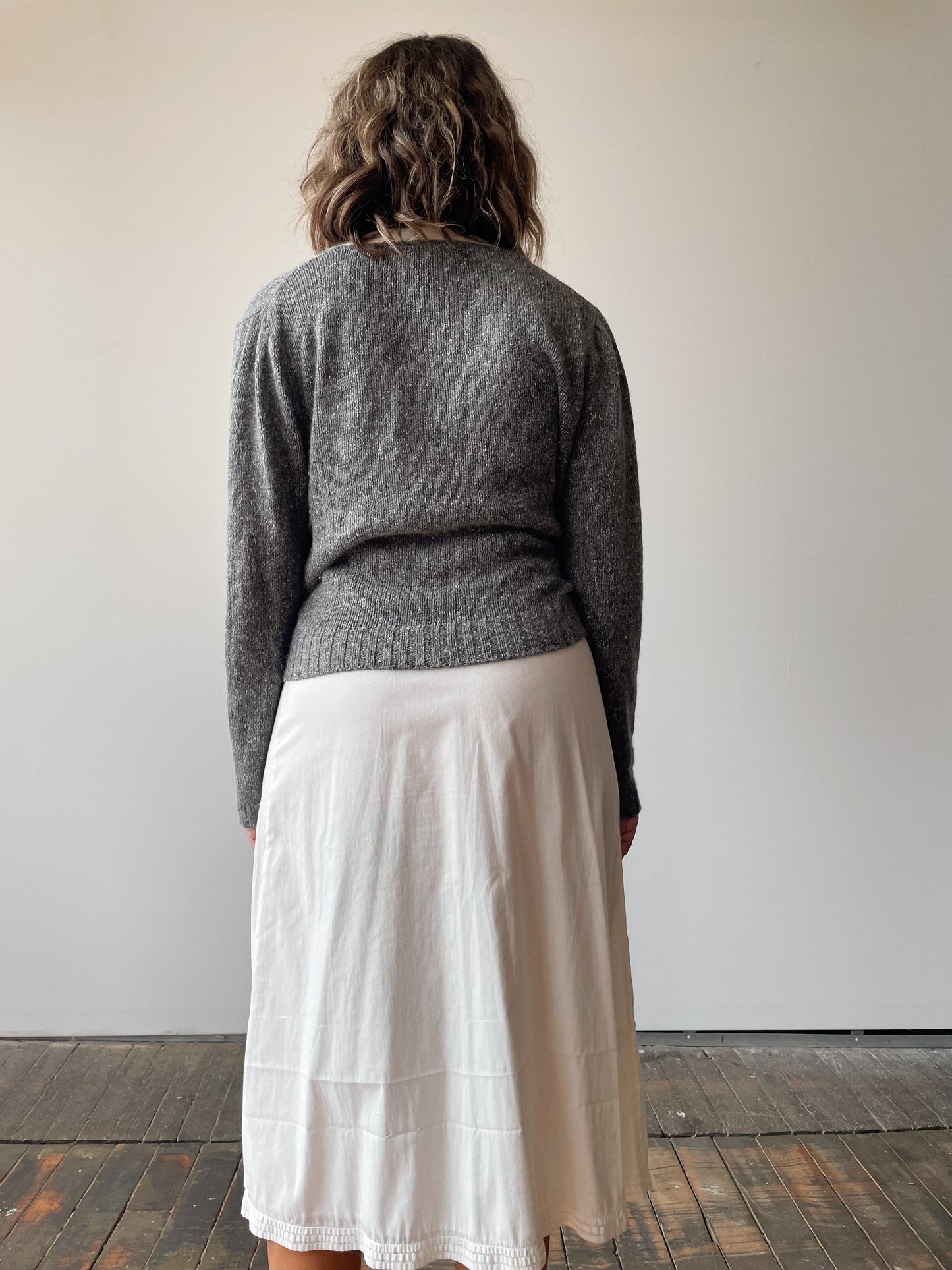 Angora Pearl Wrap Cardigan