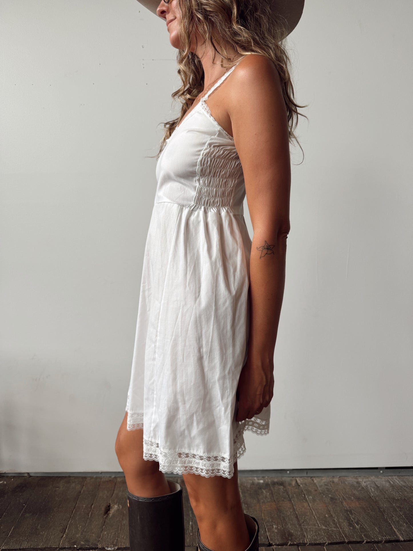 Vintage 60s Her Majesty Babydoll Slip Dress (S)