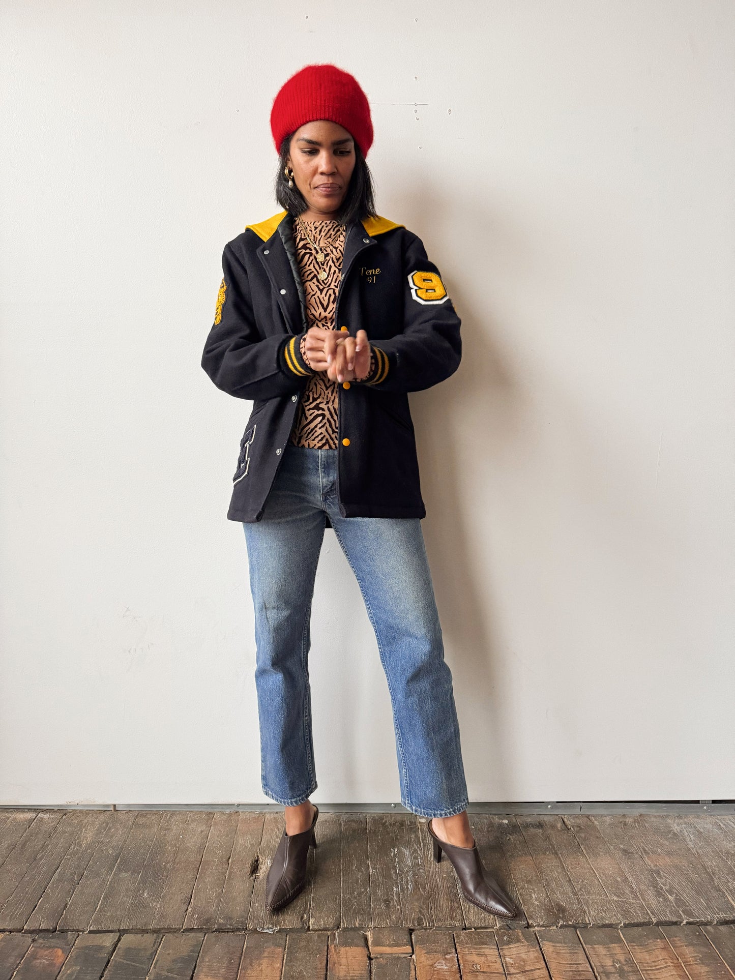 Monroe '91 Letterman Jacket (S)