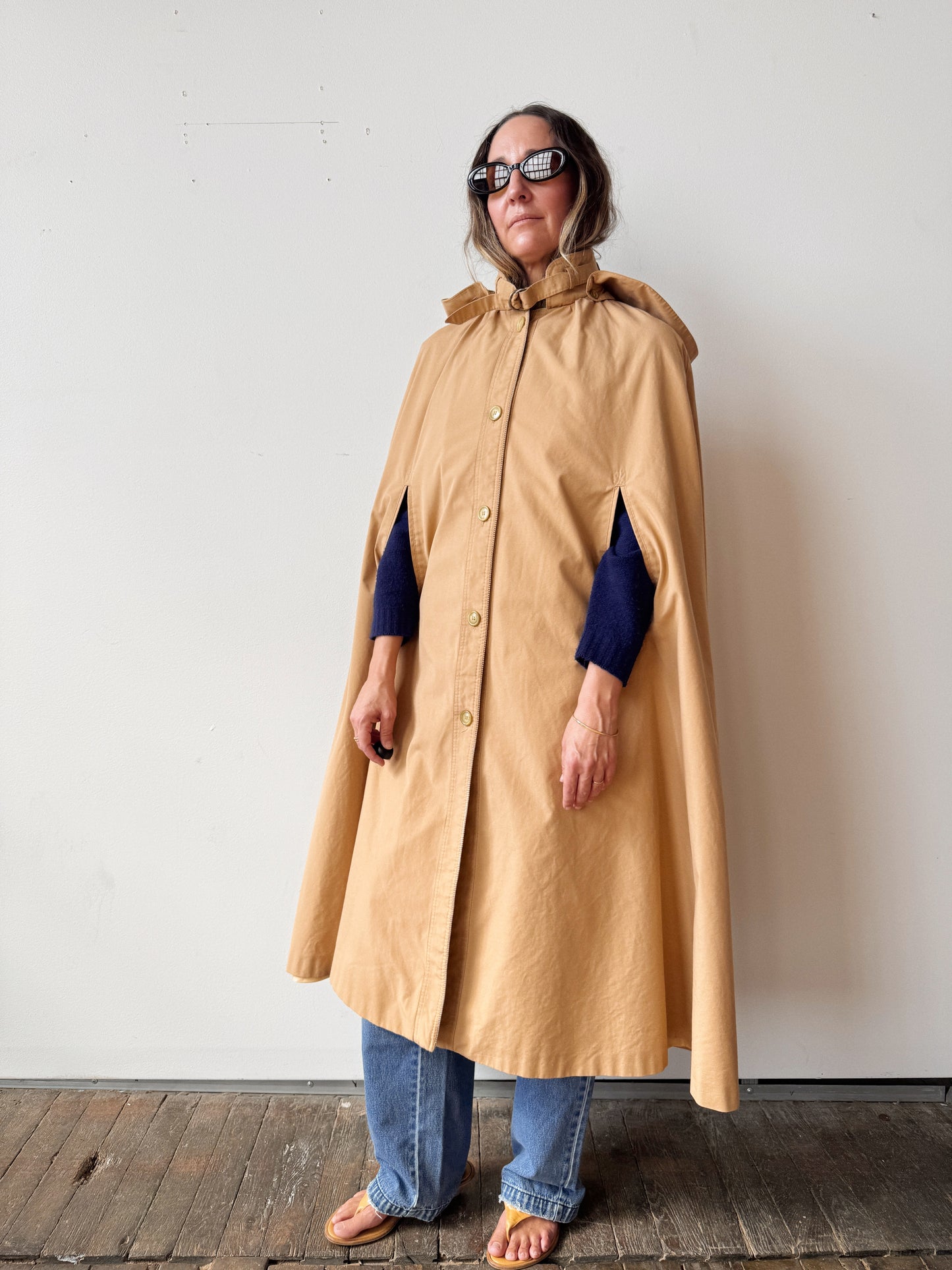 Made in Poland Cape with Corduroy Details