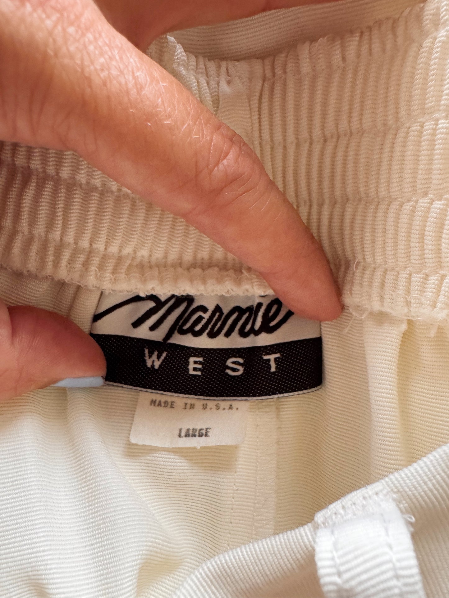 Rayon 80s Trouser Pant with Belt (27")