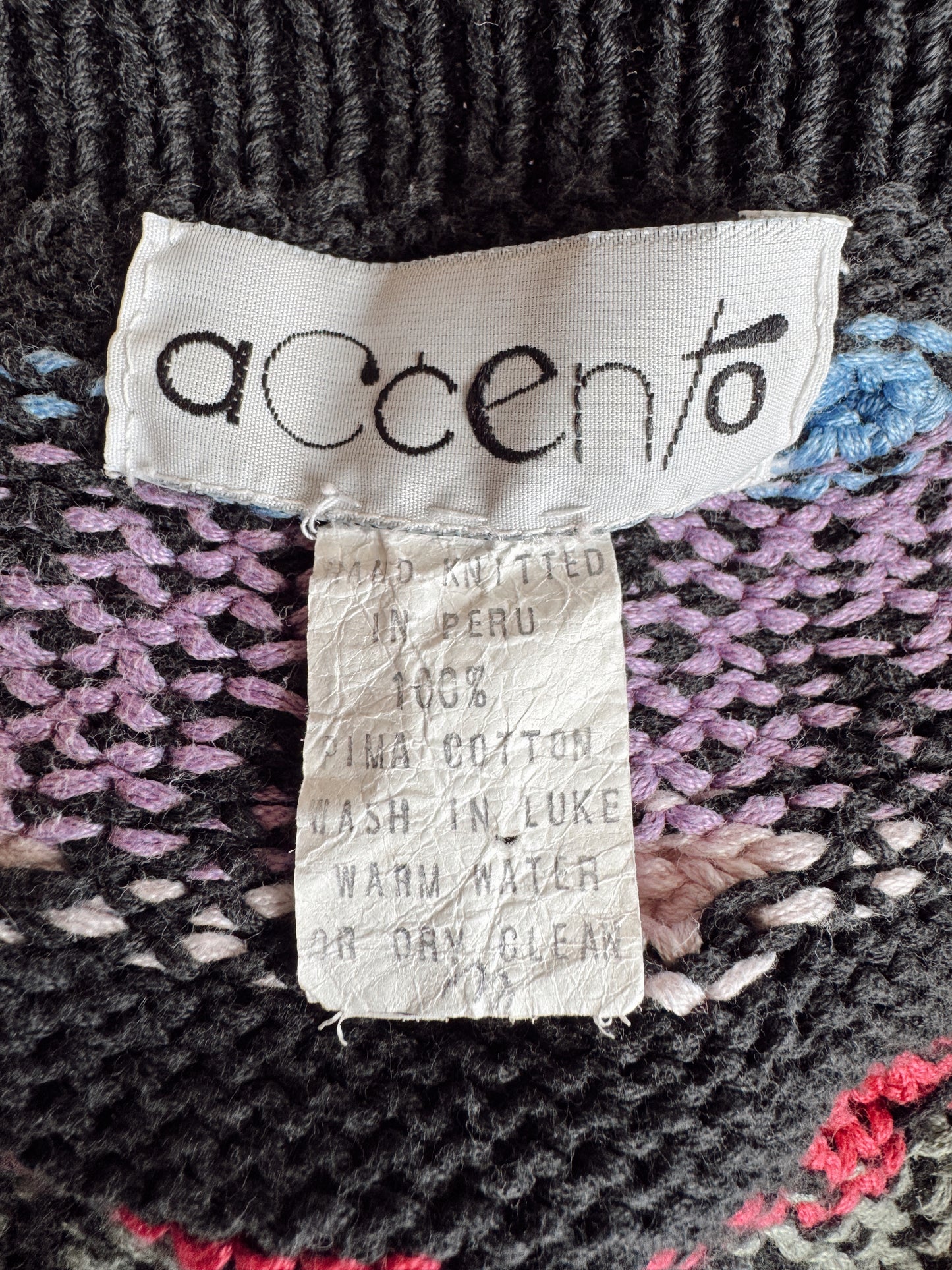 80s Accento Knob Cardigan (M)