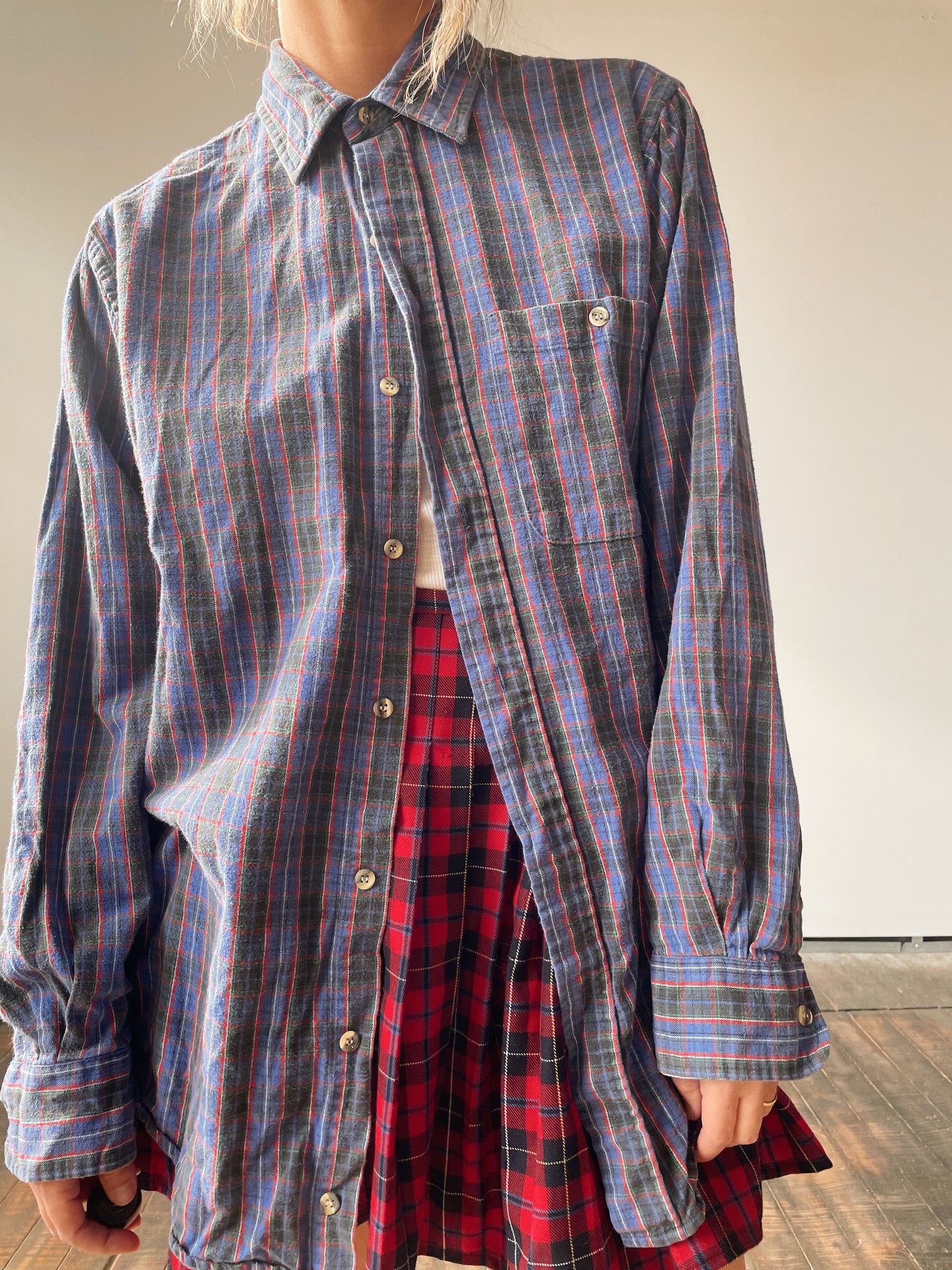 90s The Mens Store Flannel (L)