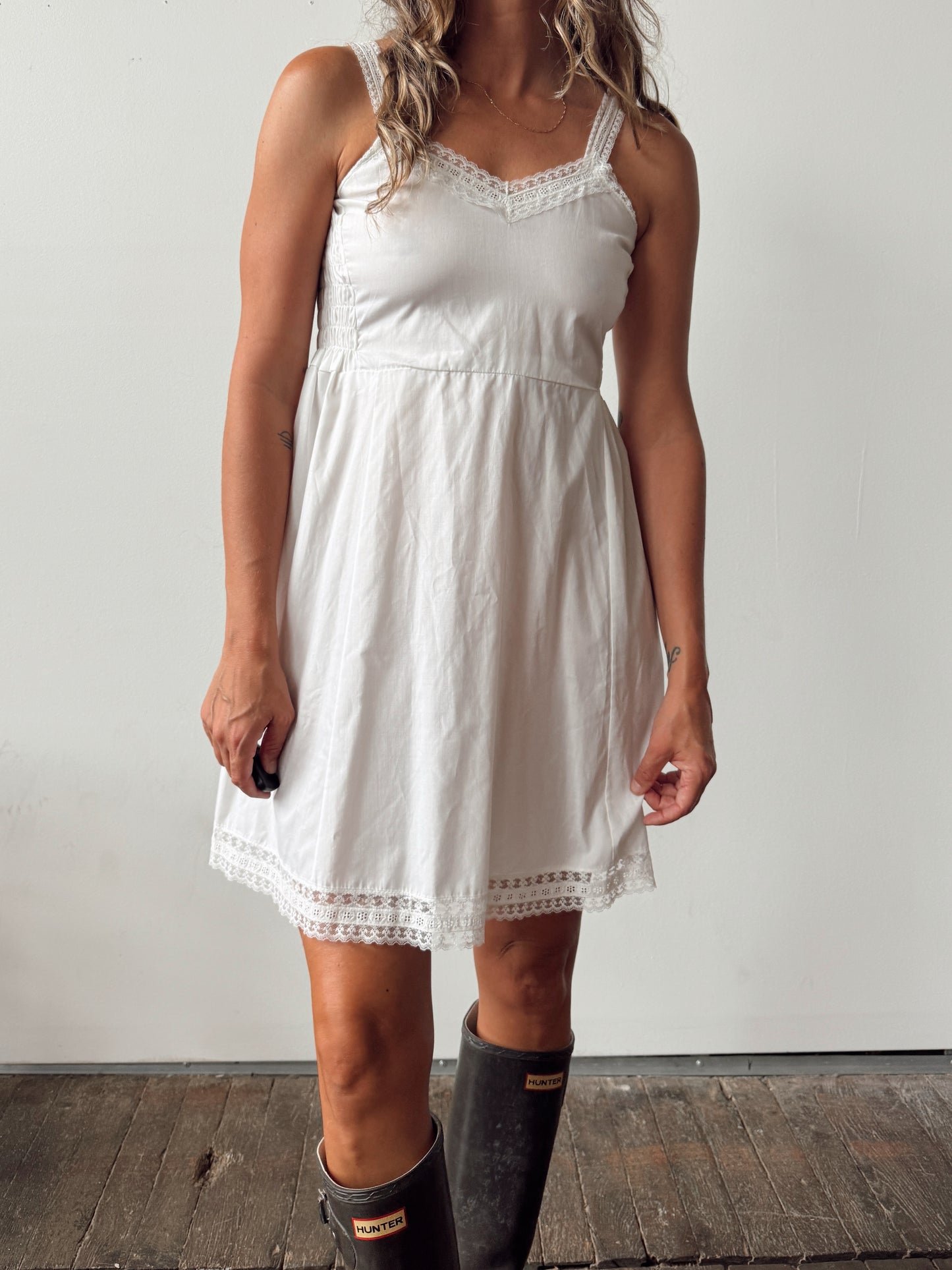 Vintage 60s Her Majesty Babydoll Slip Dress (S)