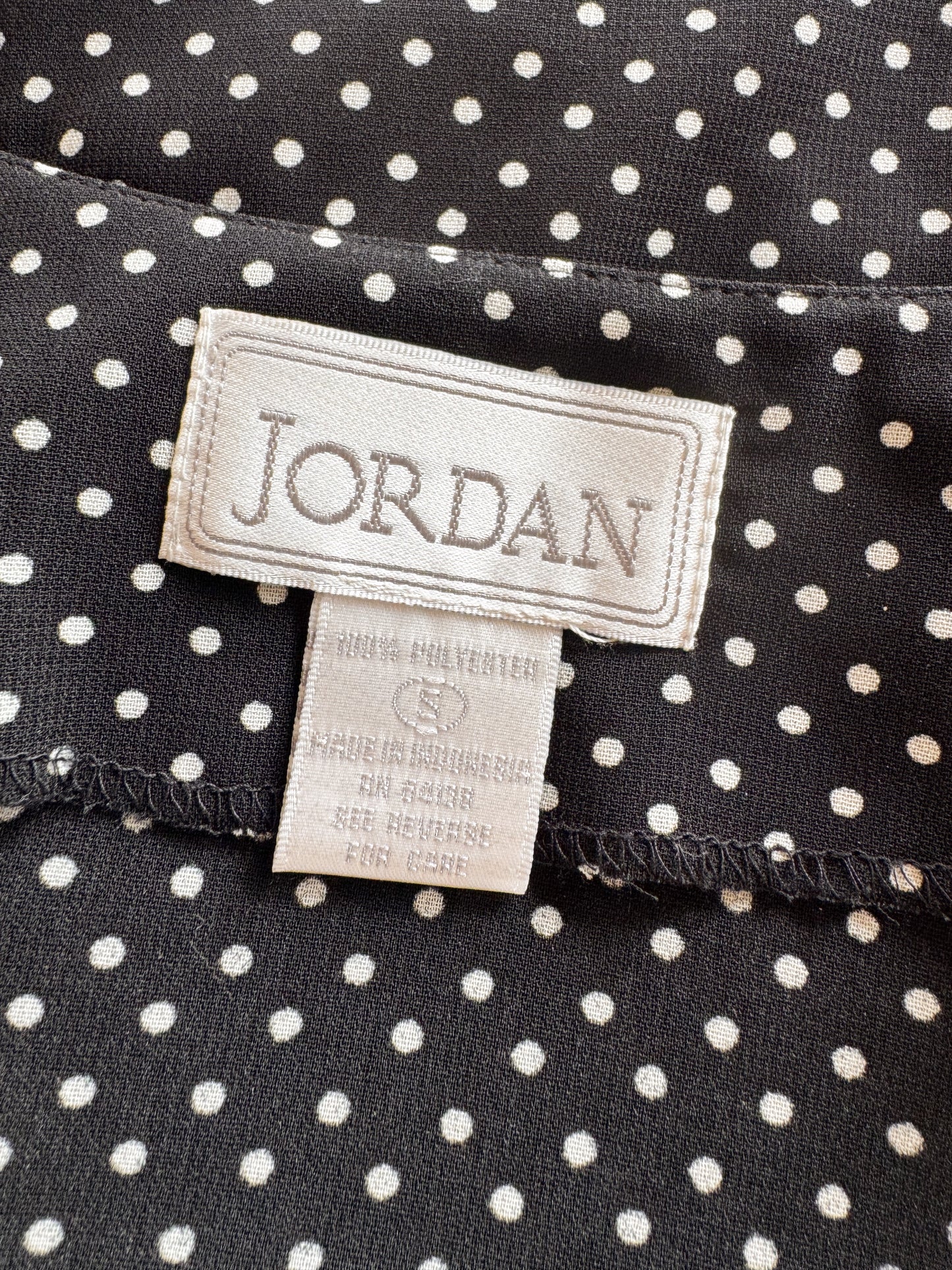 Dotted Two-Piece Ruffle Set (S/M)