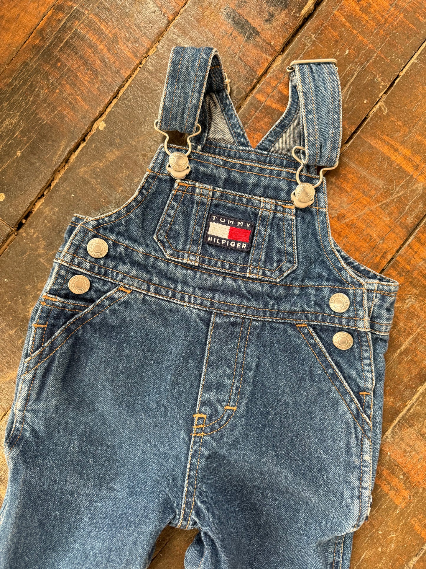 Tommy Hilfiger Denim Overalls (6mos)