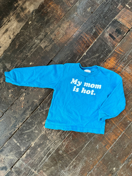 Hot Mom Long-sleeve Tee (12mos)