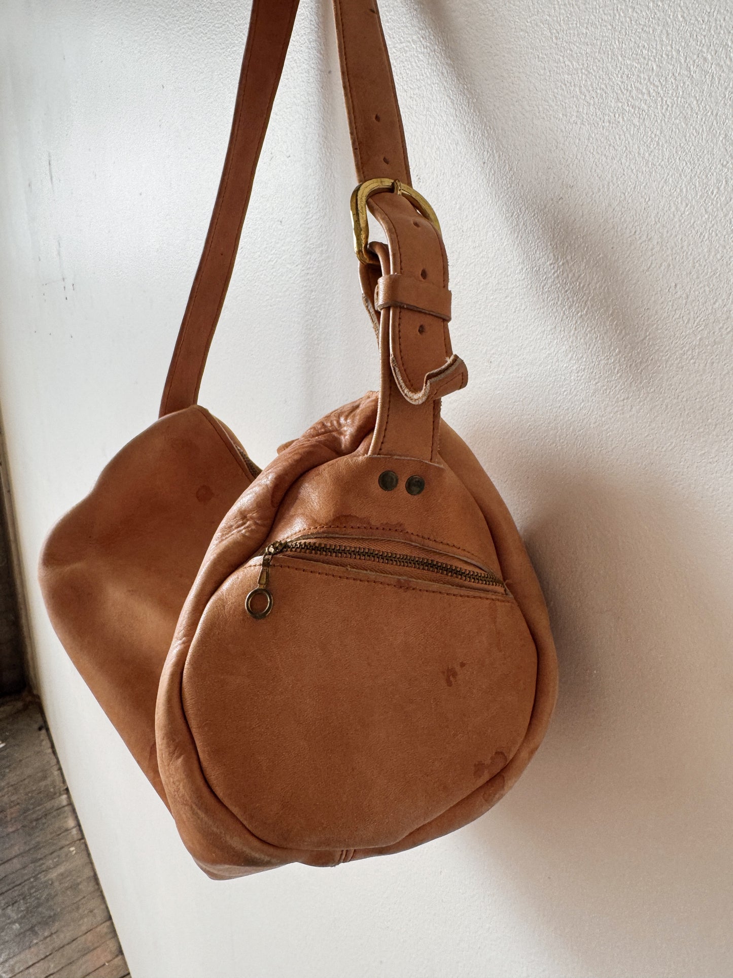 Leather Vintage Duffel Purse