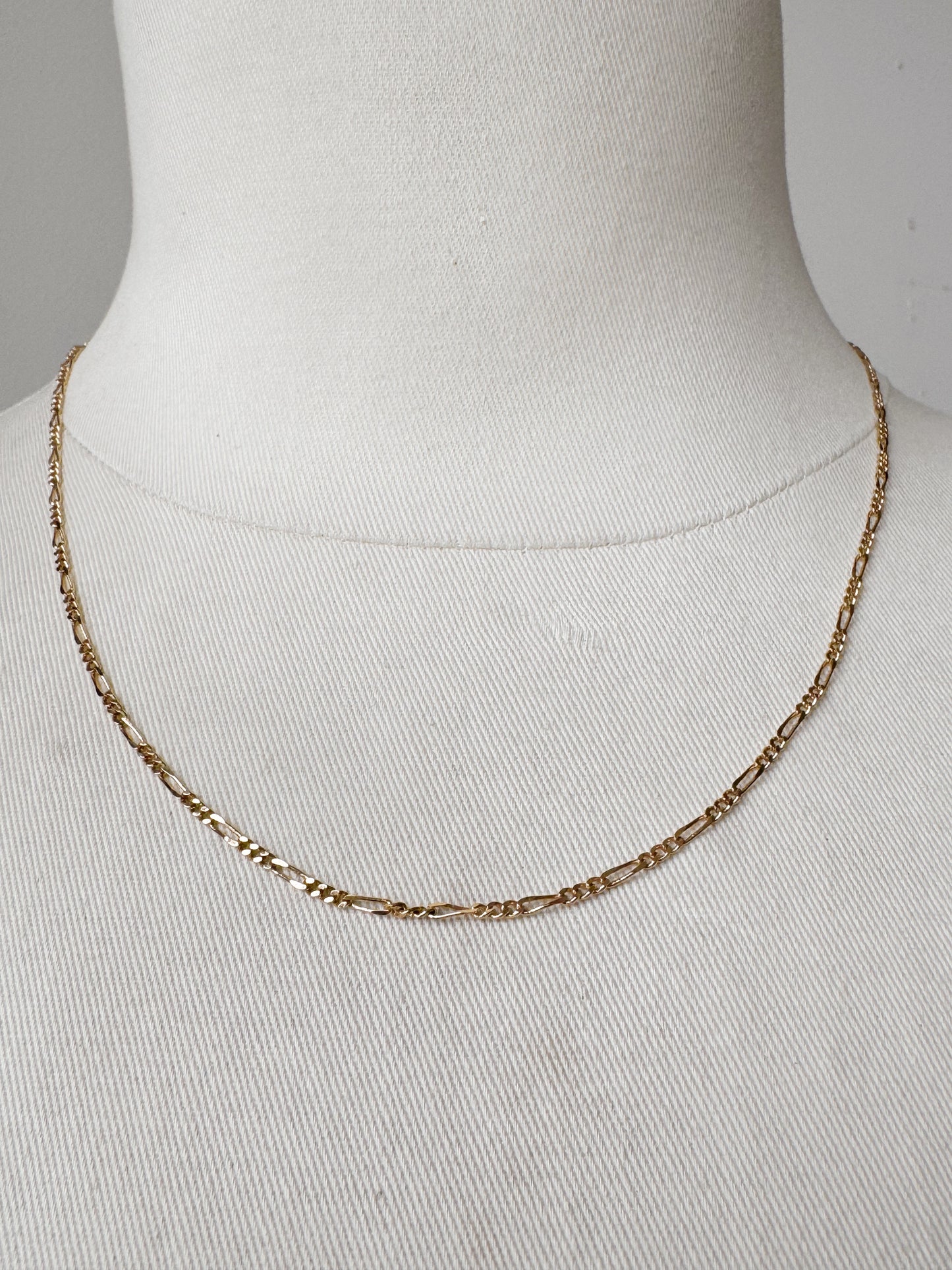 Petite Figaro 21" Gold-Plated Necklace