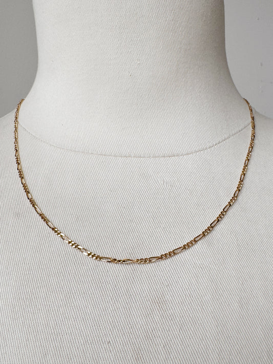 Petite Figaro 21" Gold-Plated Necklace