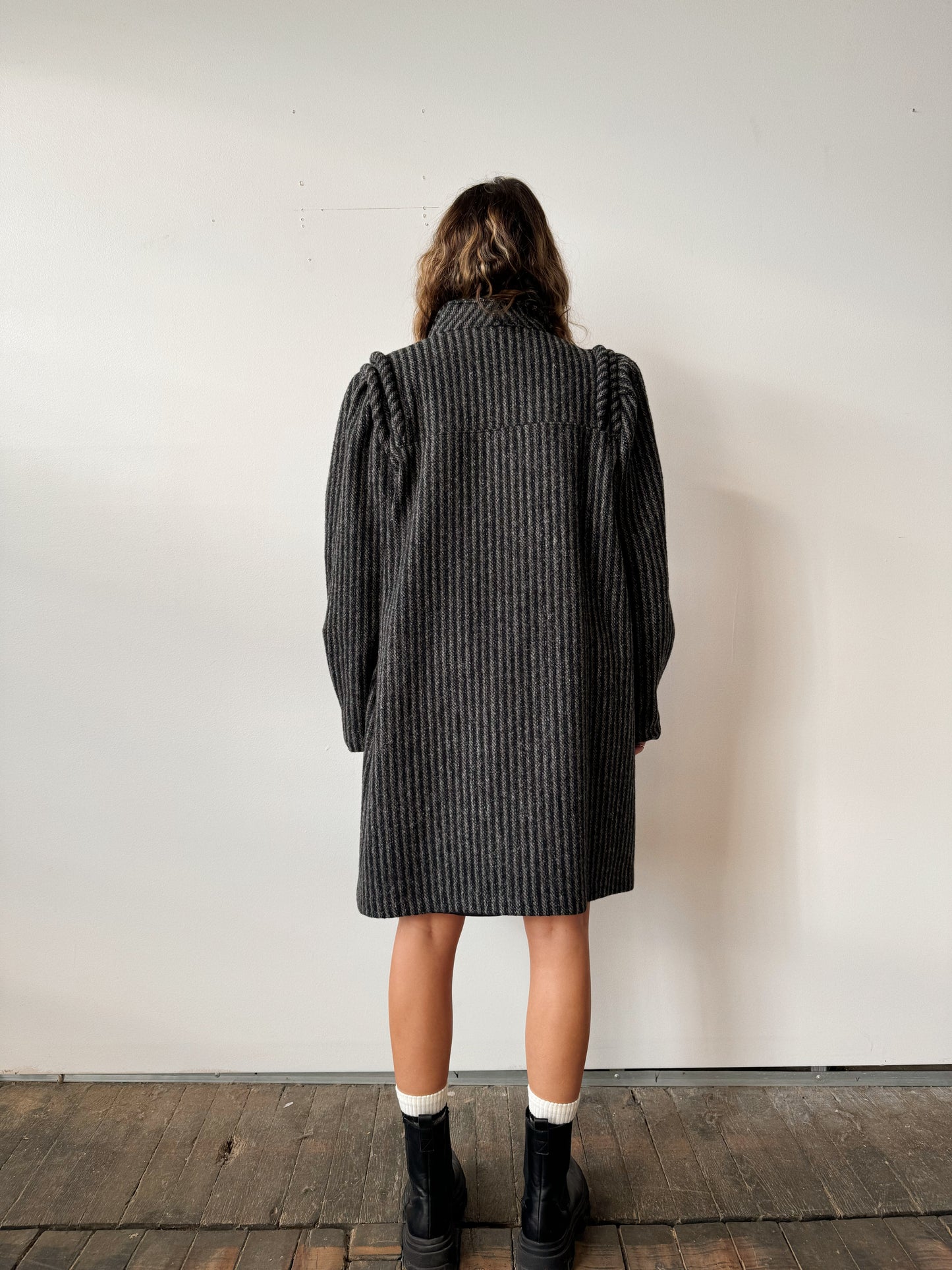 Charcoal 80s Betsy B Coat (M)