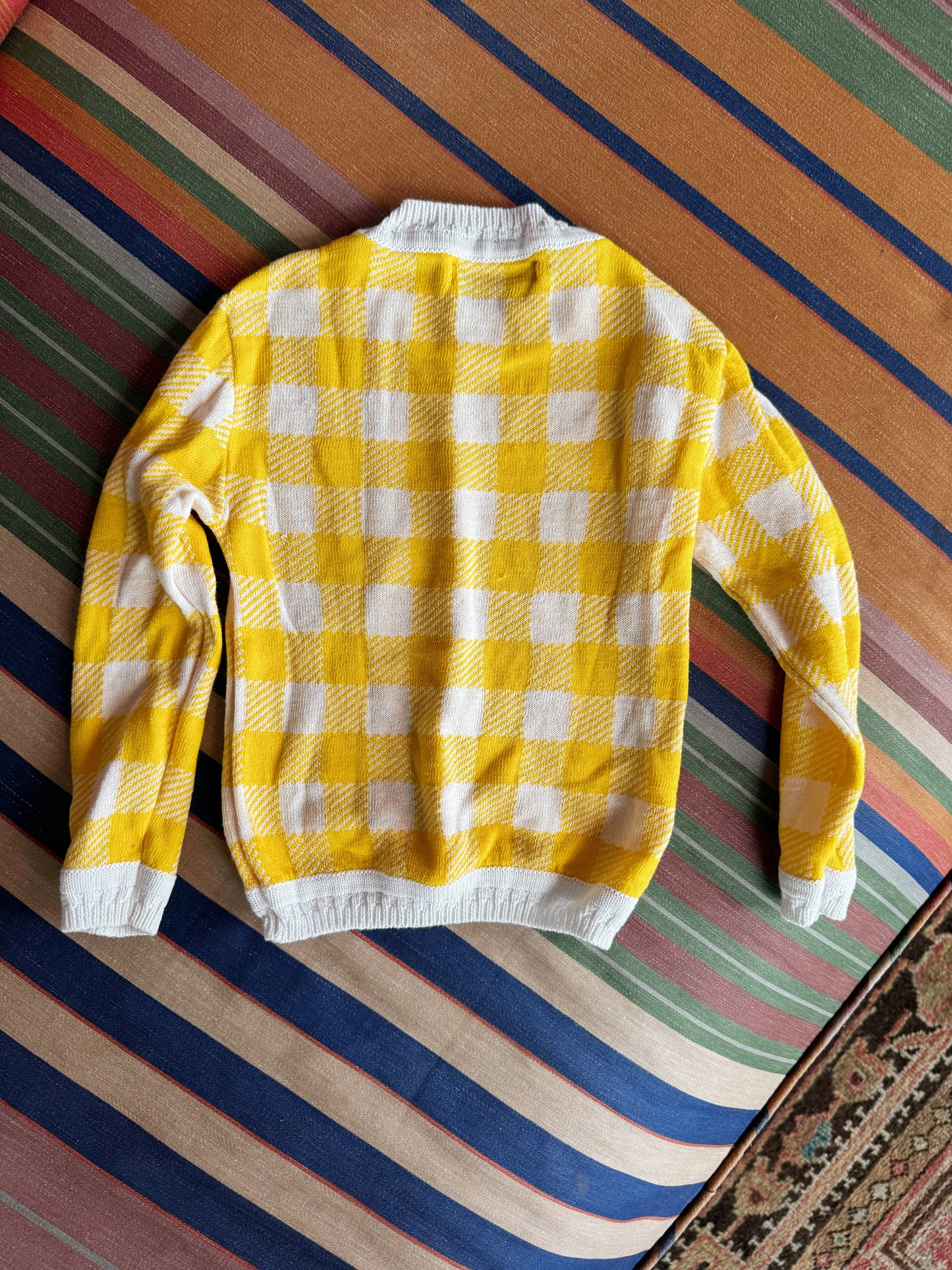 Yellow Buffalo Check Lightweight Sweater (12m)