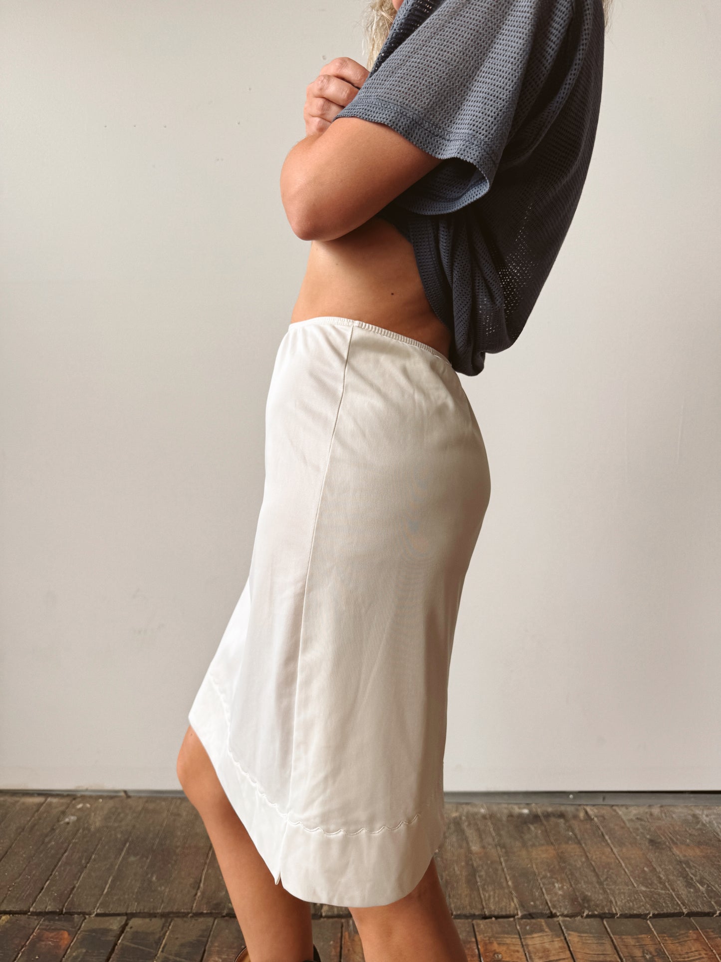 Sears 80s Nylon Slip Skirt (26")