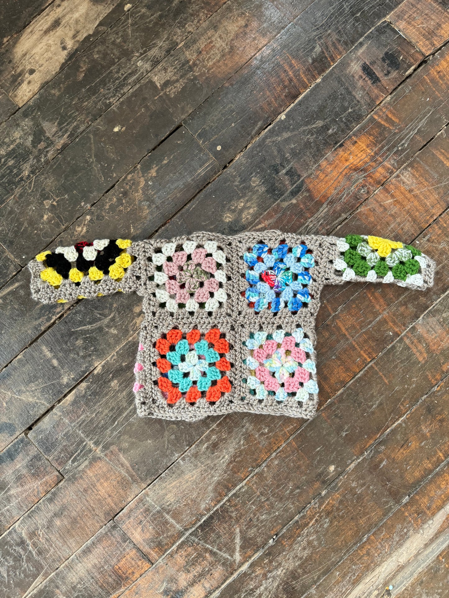Afghan Hand-Knit Cardigan (3mths)