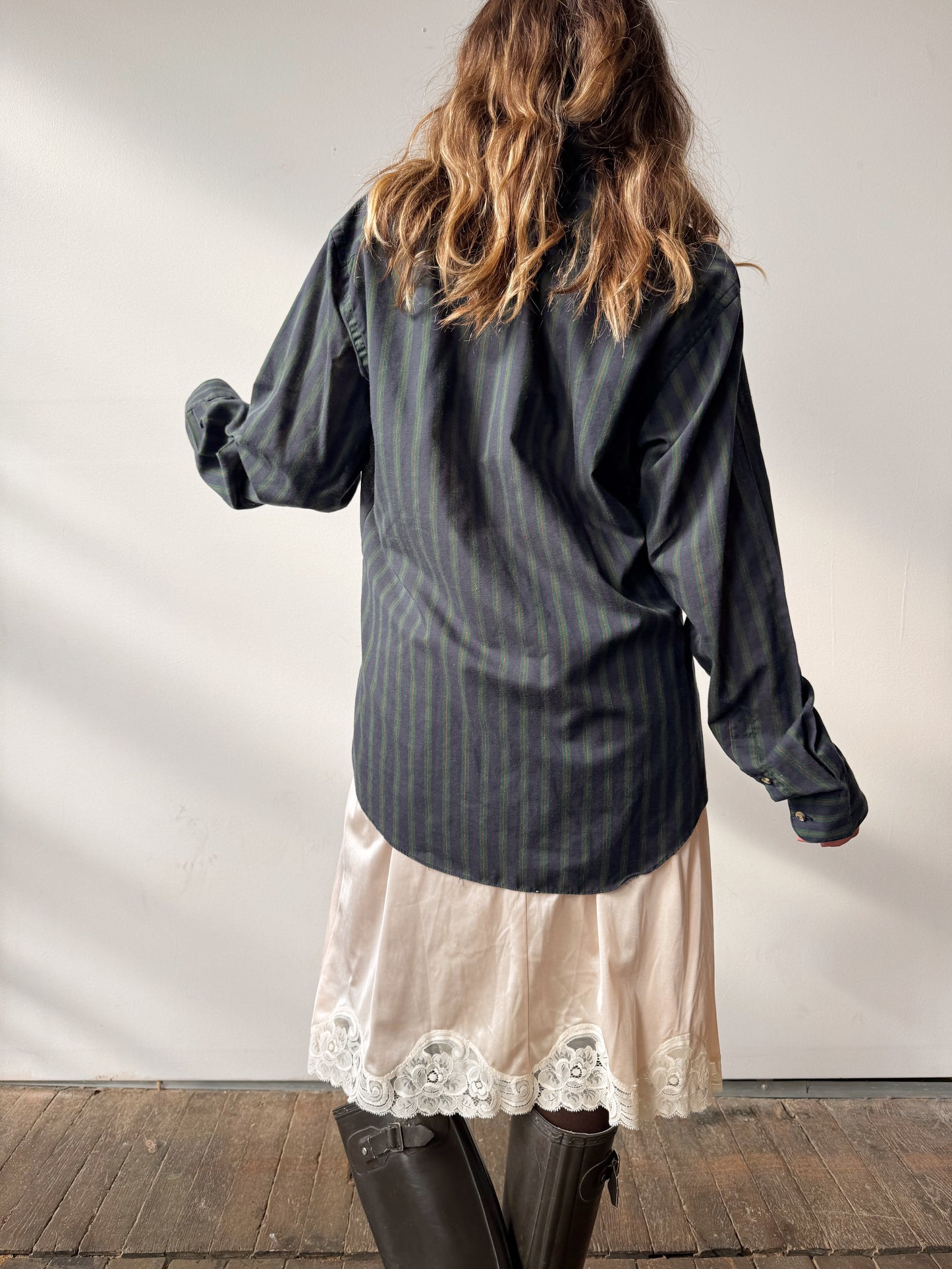 90s Sycamore Plaid Shirt (Mens L)