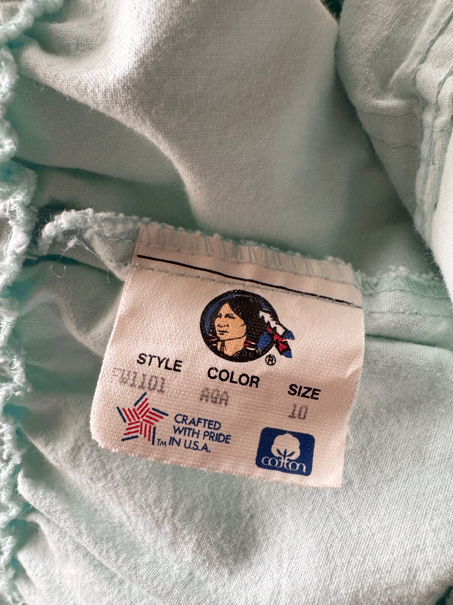 Swimming Blue 90s Cotton Pant