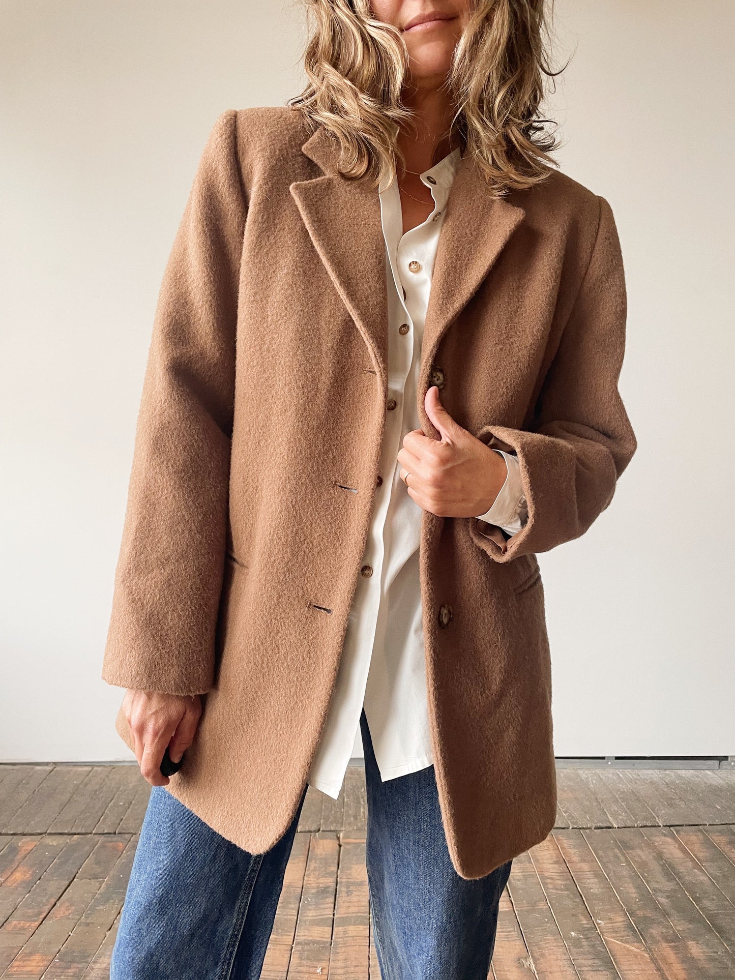 Wool Camel Blazer (M)