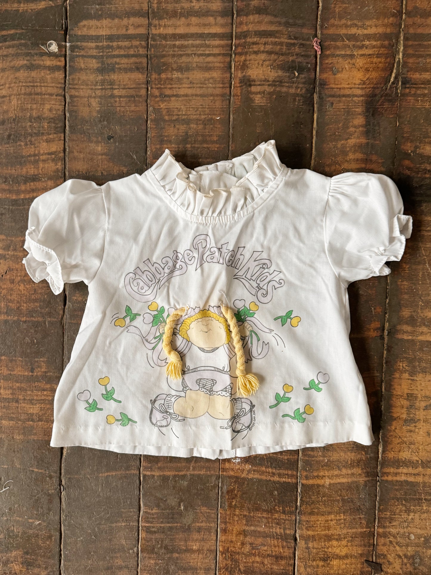 Cabbage Patch Kids Pigtail Ruffle Top (6mths)