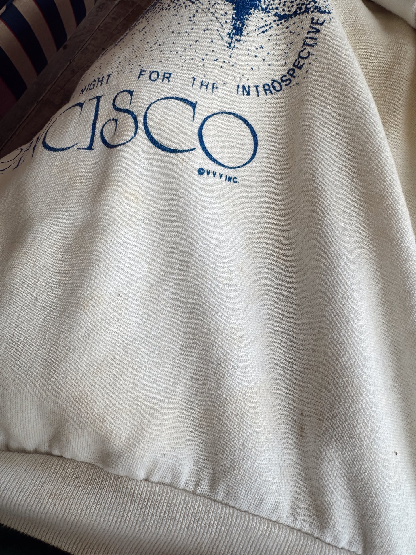Vintage 90s San Francisco Half Zip Sweatshirt (M)
