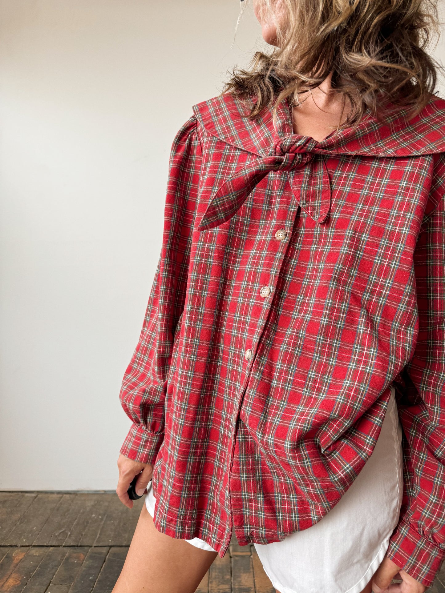 Will's River Co. Plaid Cotton Shirt (XL)