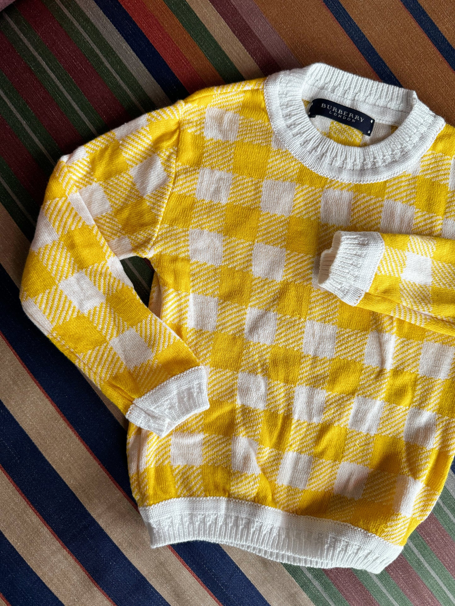 Yellow Buffalo Check Lightweight Sweater (12m)